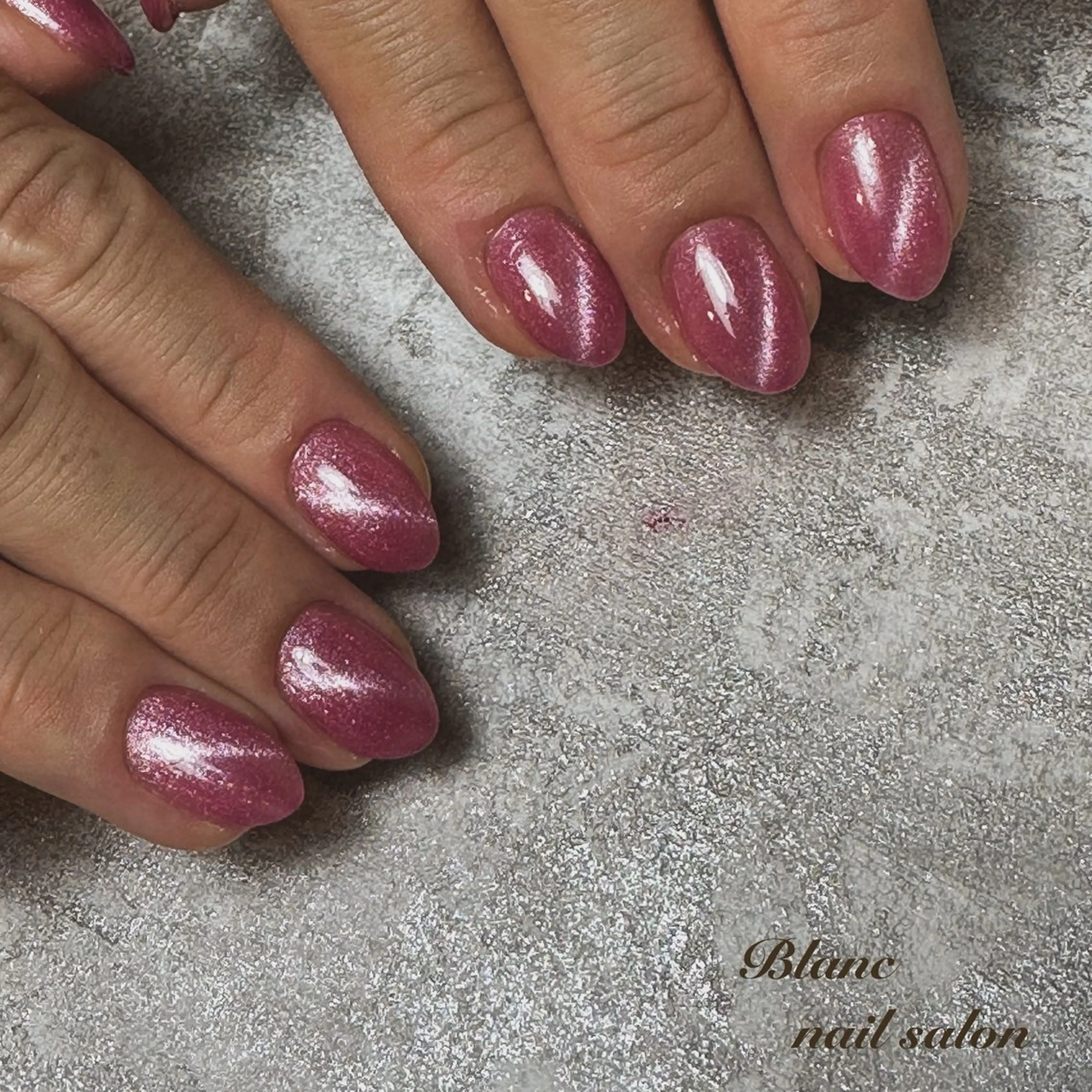 ネイル マグネットネイル Blanc ブランのネイルデザイン