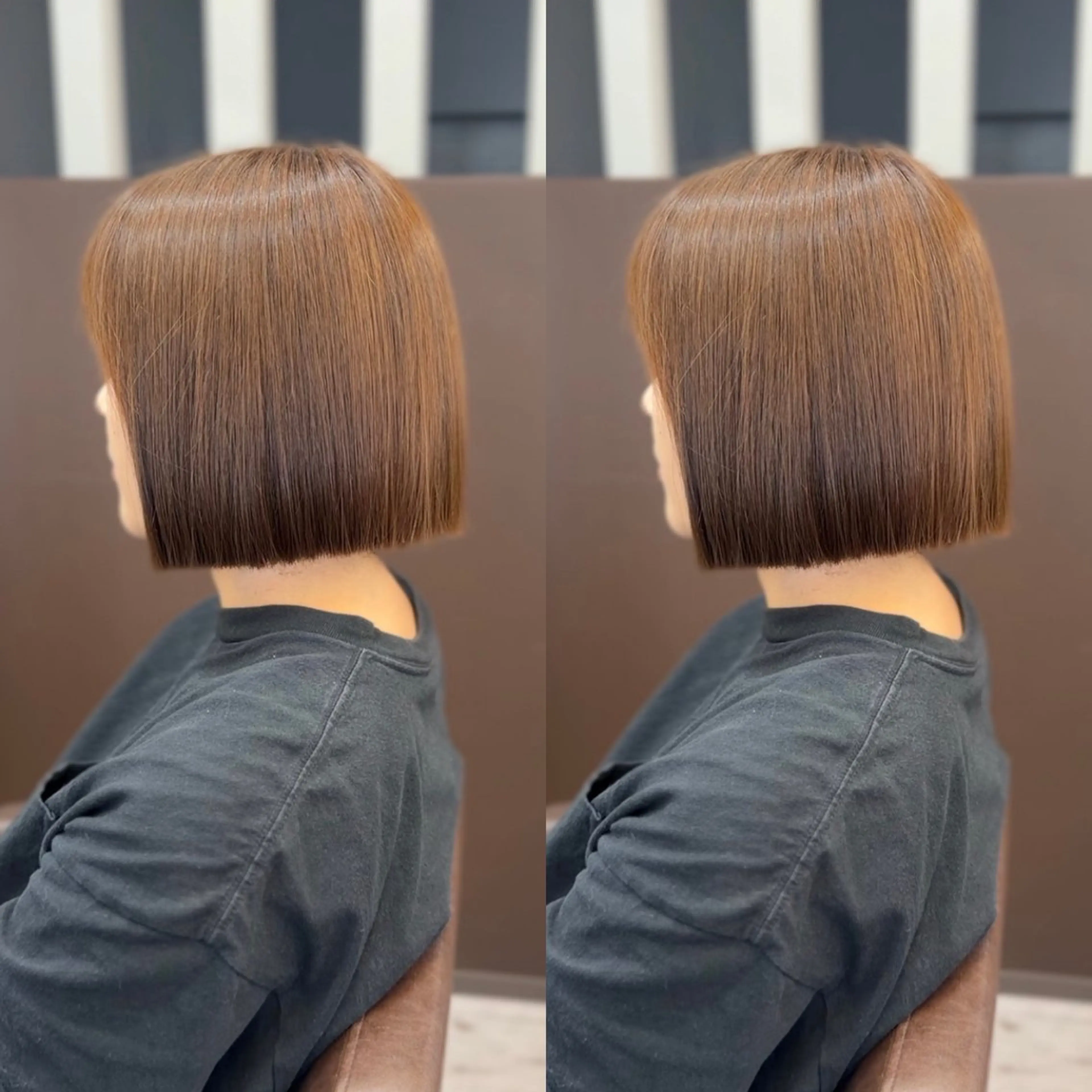 【ボブのための縮毛矯正💍】メンテナンスカット➕髪質改善ストレート➕ケアトリートメントの写真