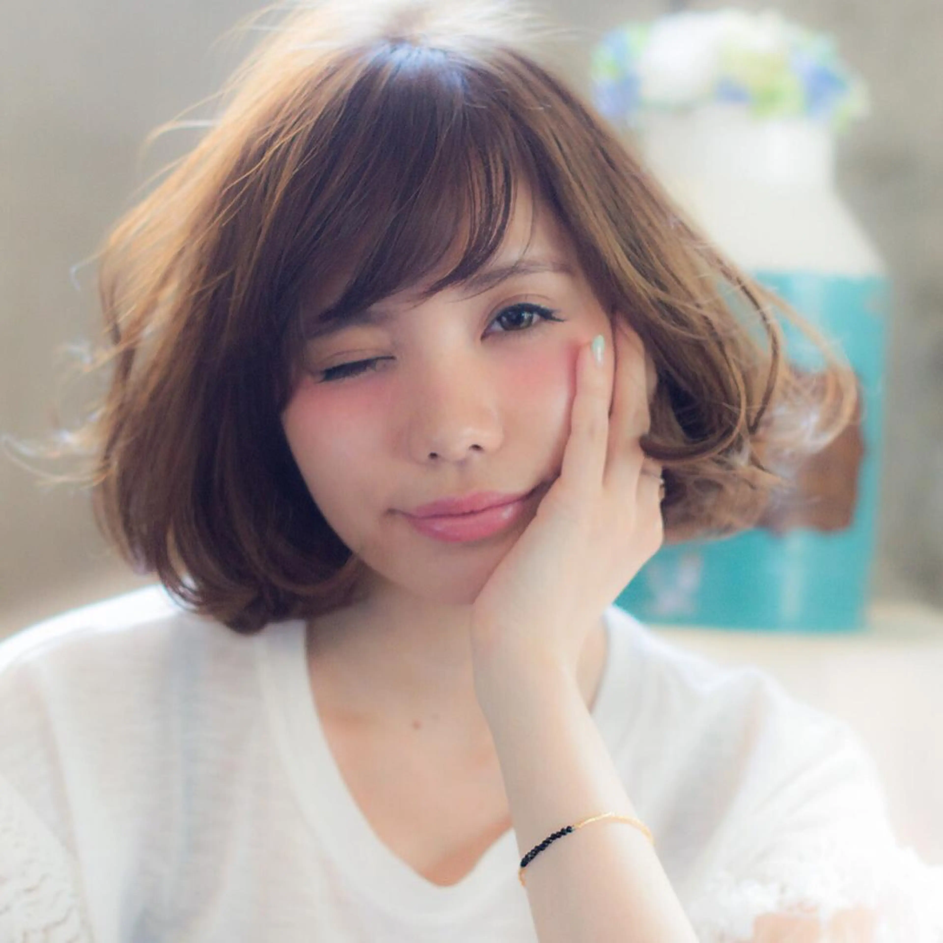 ショート カラー イルミナカラー ボブ カット ヘアカラー トリートメント 髪質改善、縮毛矯正 店長浅野太郎のヘアスタイル