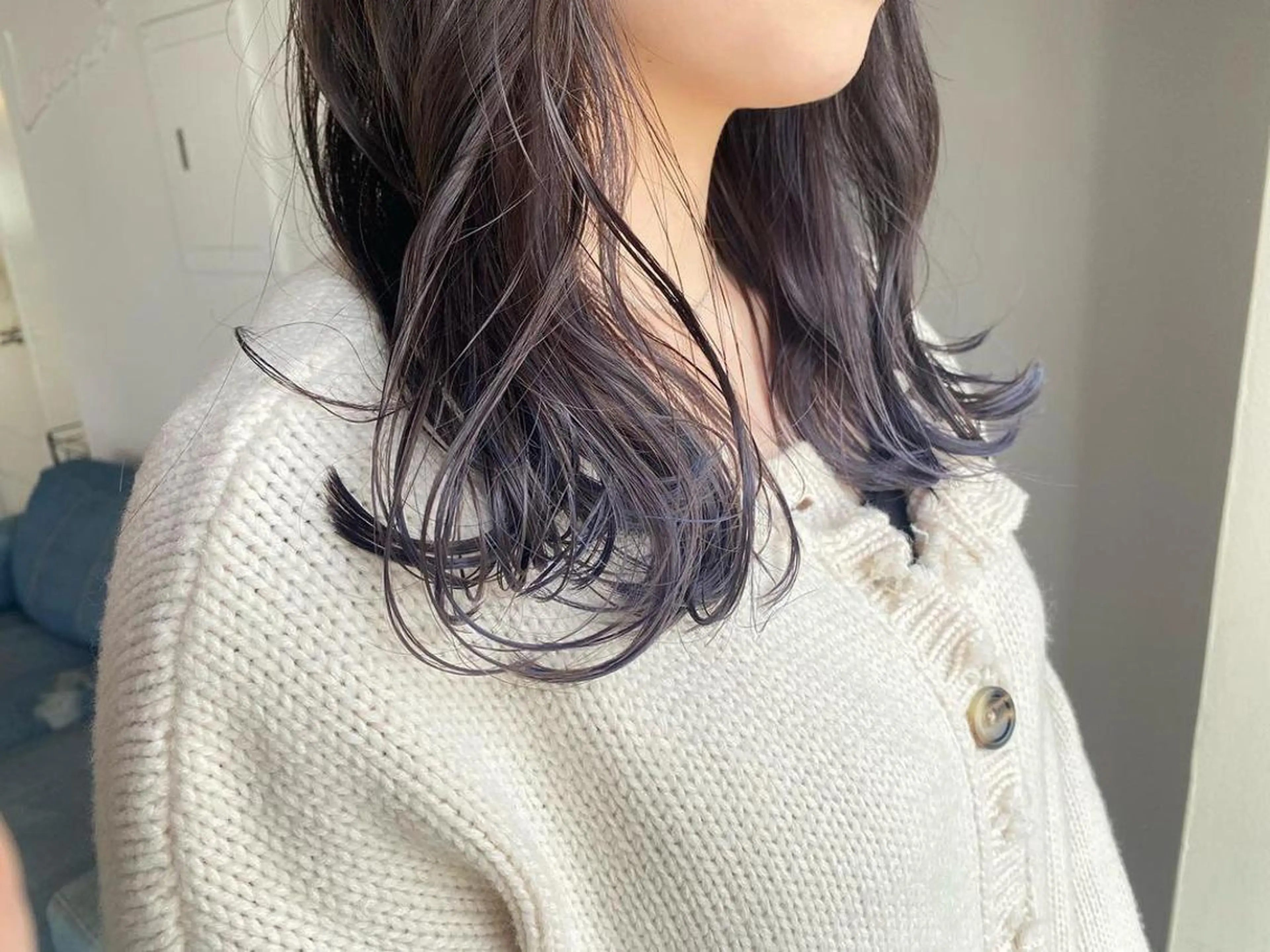 ミディアム カラー ミディアムパーマ バレイヤージュ ブリーチ ケアブリーチ ダブルカラー カット ヘアカラー トリートメント Luana / 公式 / 大通のヘアスタイル