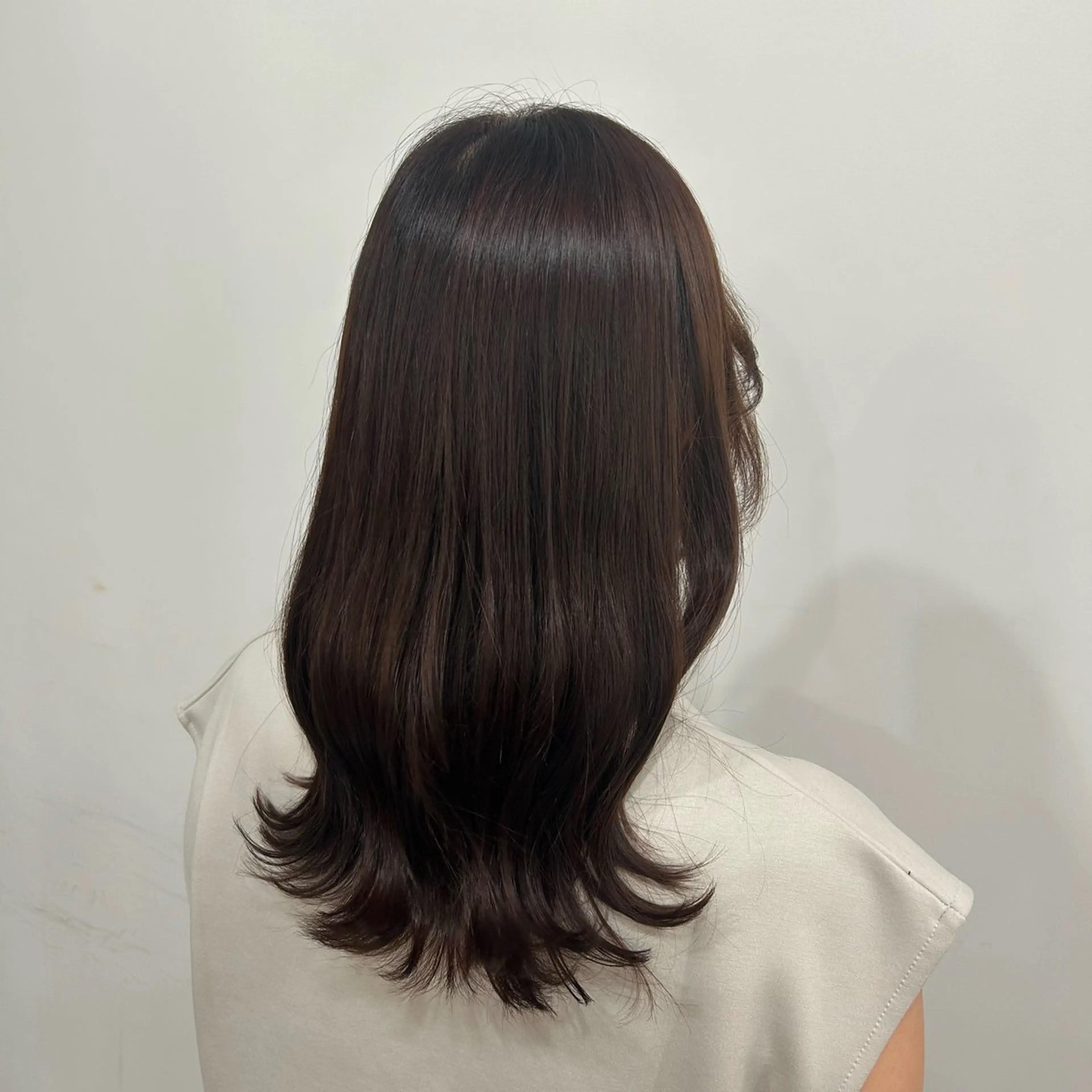 セミロング カラー ヘアアレンジ SHIAN 立川 🍑すずかのヘアスタイル