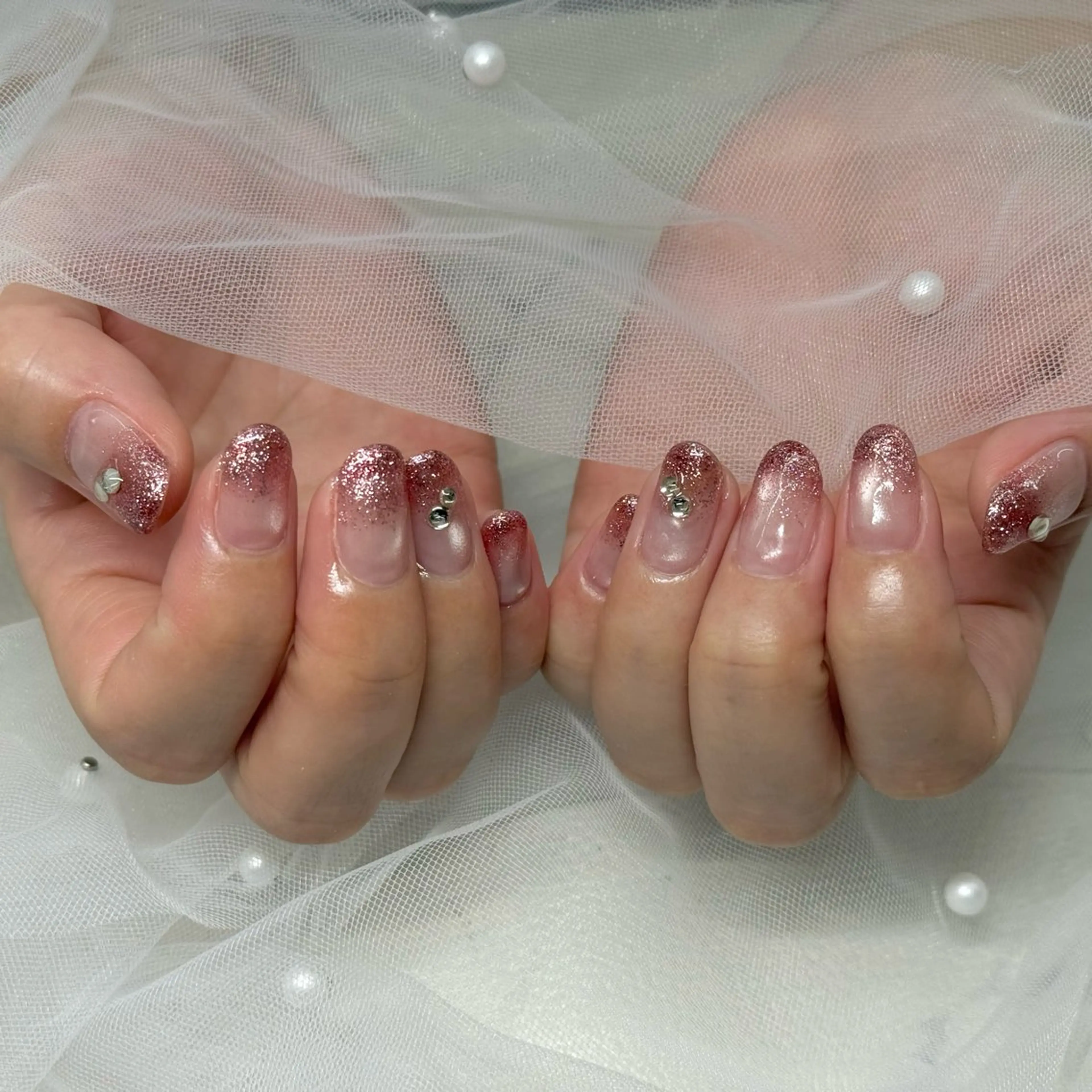 ネイル フラッシュネイル フラッシュマグ シンプルネイル Regina Marinaのネイルデザイン