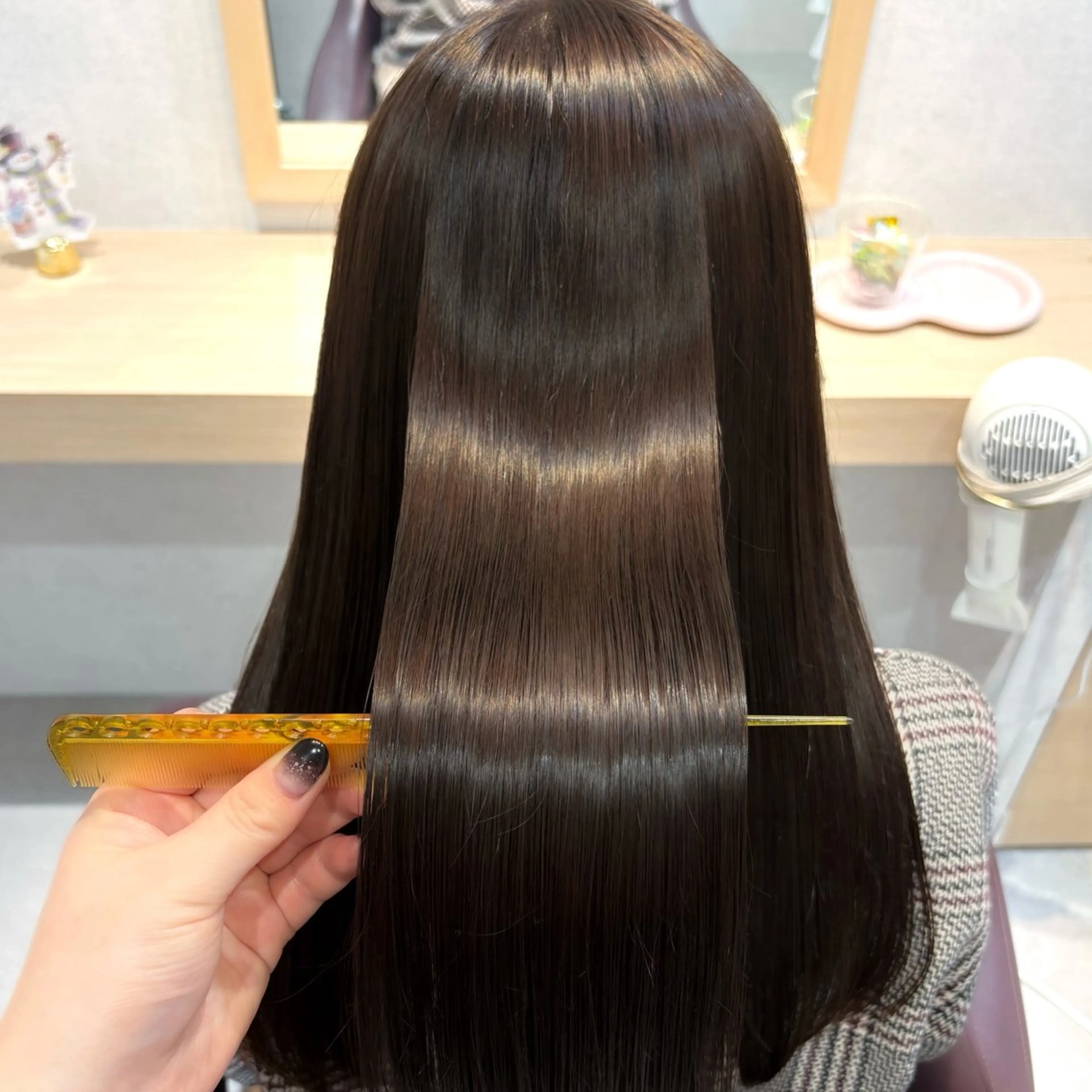 ロング カラー パーマ 透明感/チョコカラー 💍TAMA💍のヘアスタイル