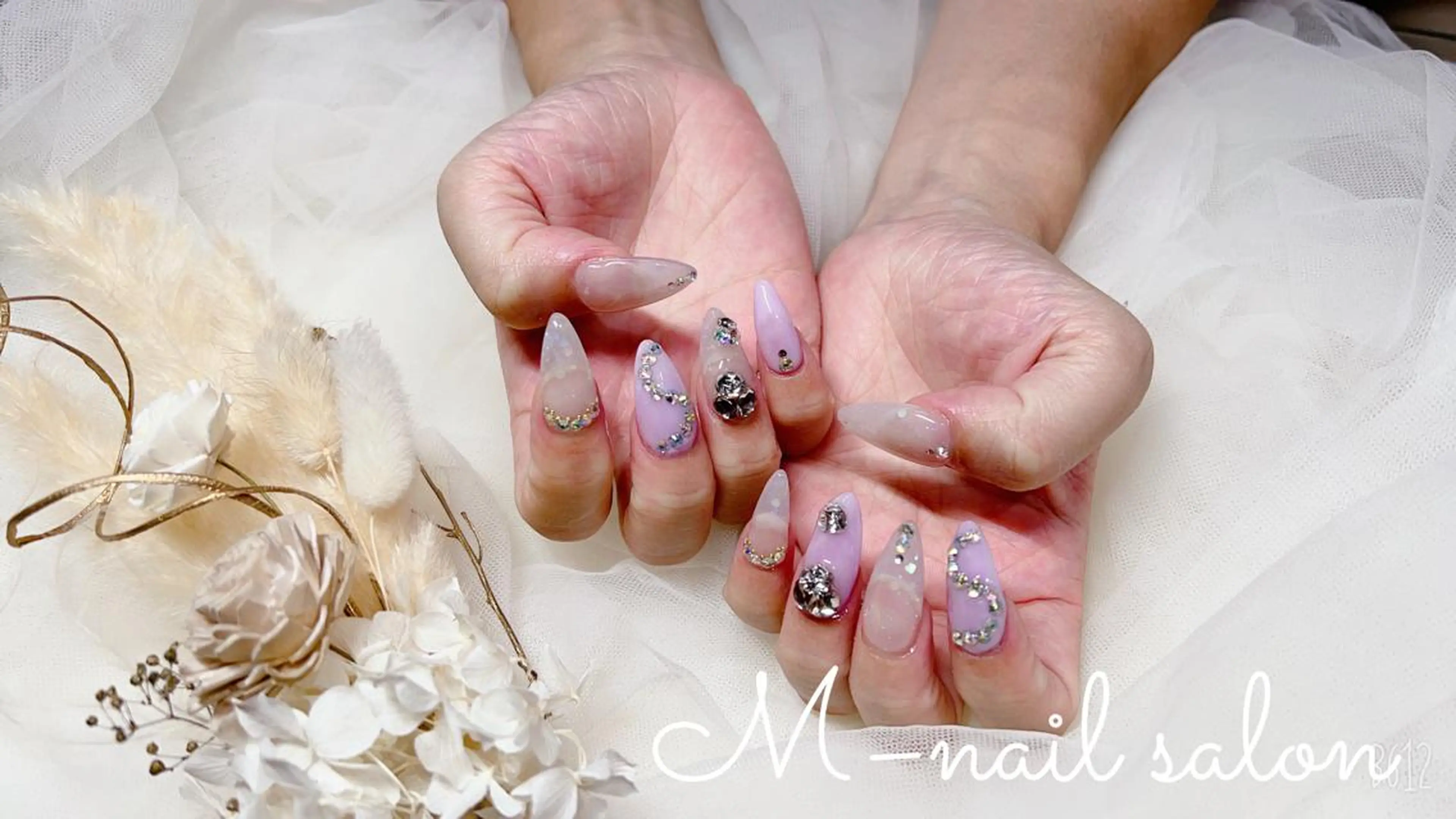 ネイル スカルプネイル M_ nail salonのネイルデザイン