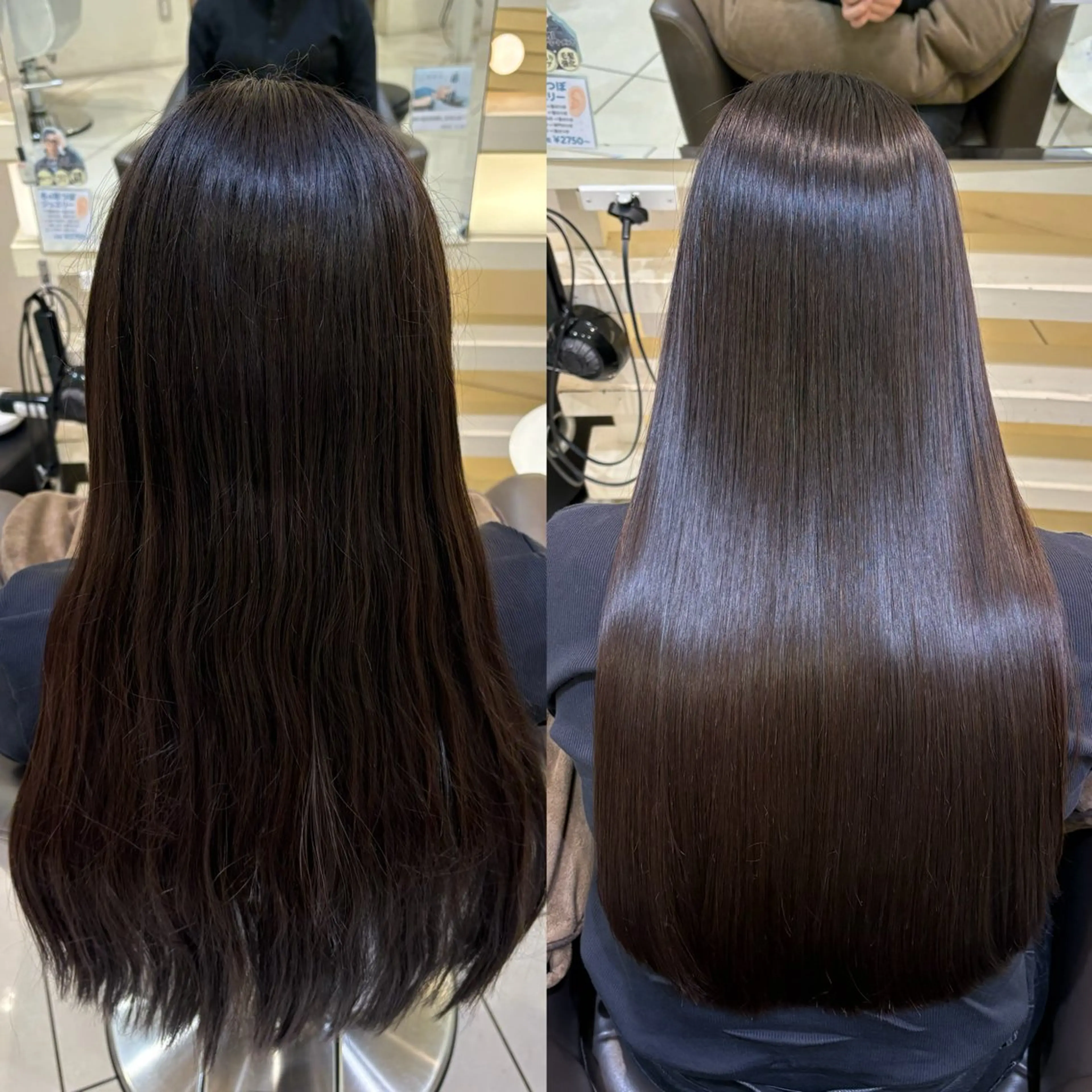ロング カット 縮毛矯正 銀座/縮毛矯正/ 艶髪特化/チホリのヘアスタイル