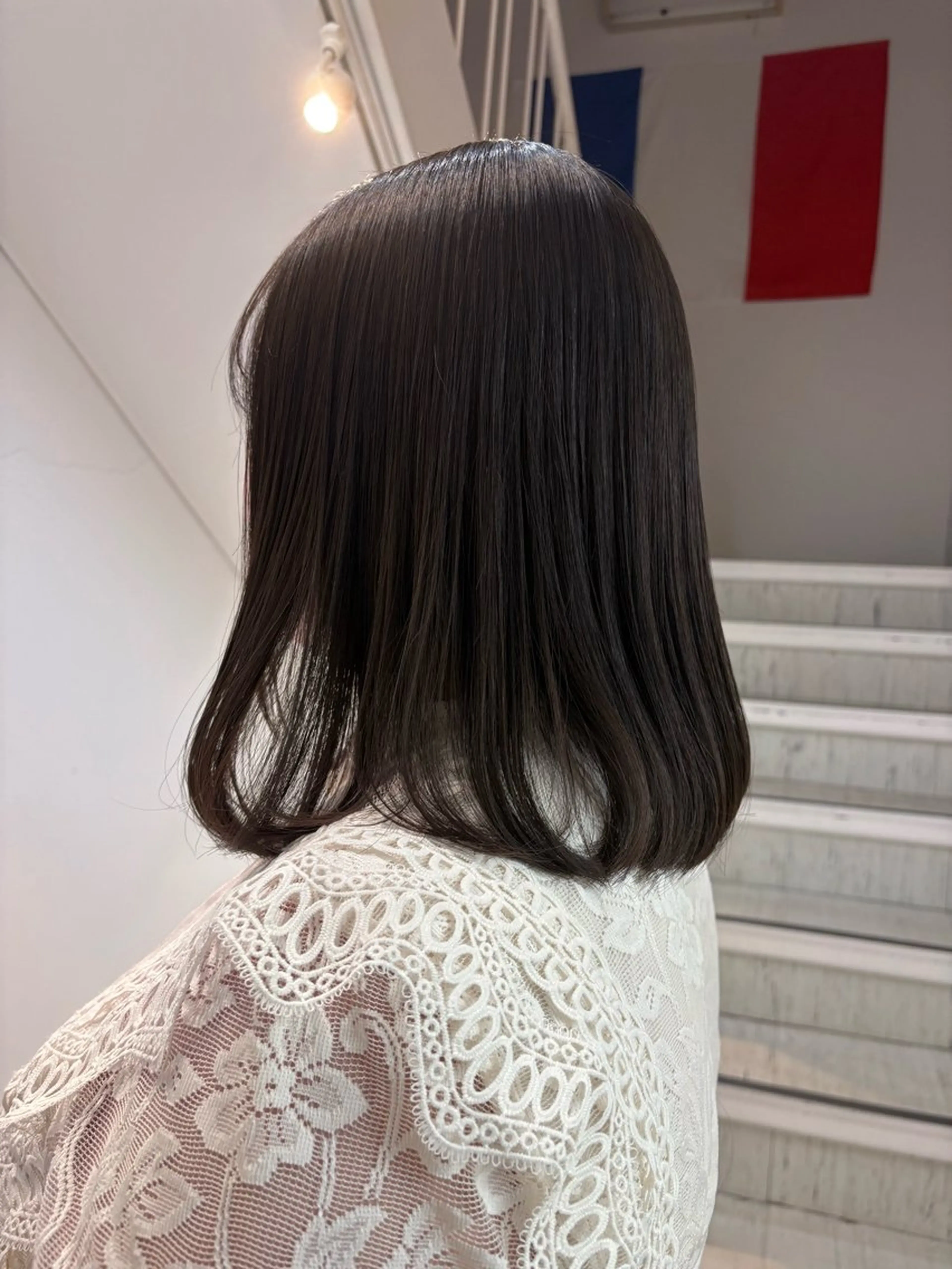 セミロング カラー アヤノ/ 似合わせカット✂️のヘアスタイル