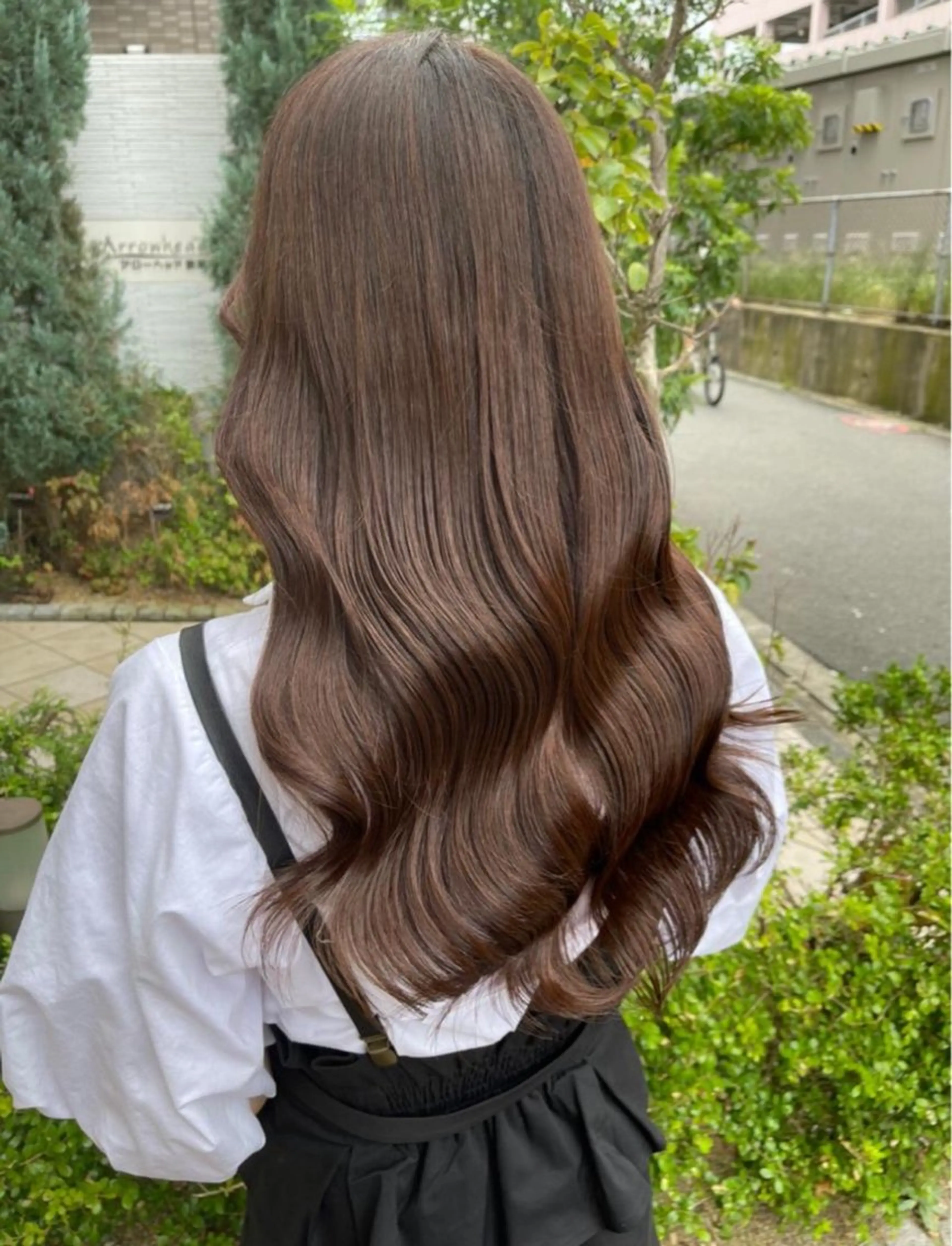 ロング カラー ヘアカラー 松尾 遥花のヘアスタイル