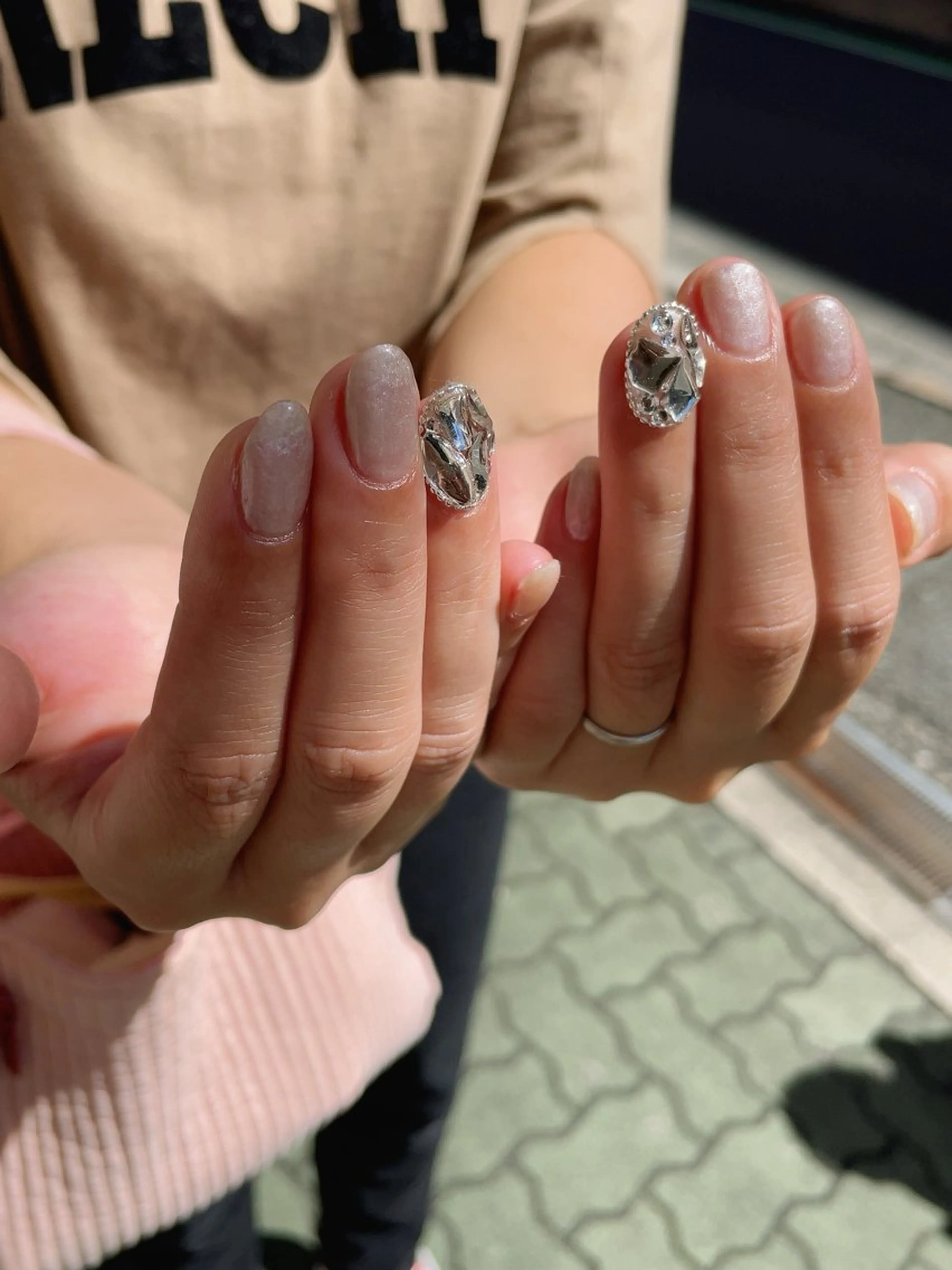 ネイル キラキラネイル ハンドネイル ハンドケア laviebelle norikoのネイルデザイン