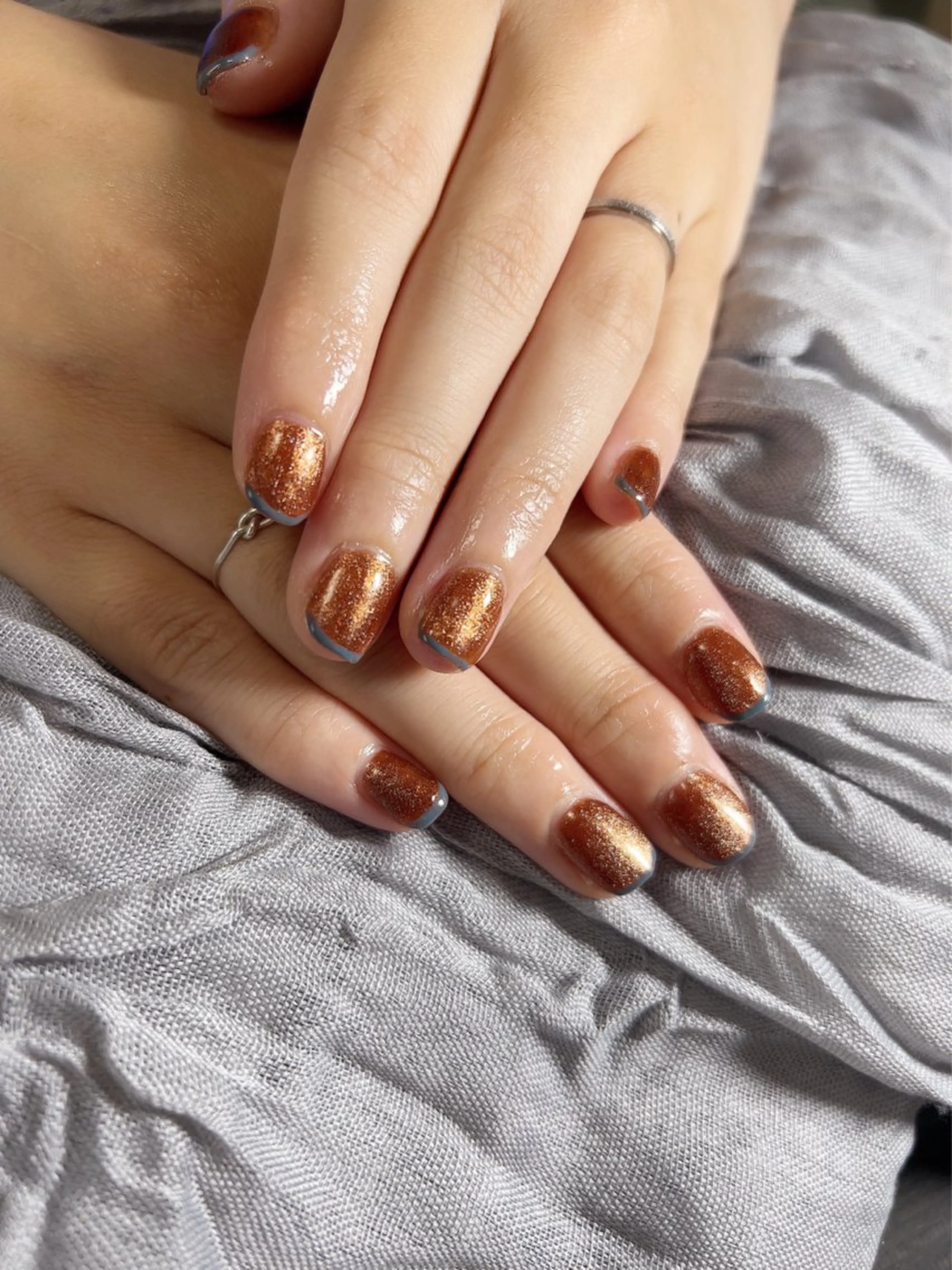 ネイル フレンチネイル nail studio Ulu所属・漆崎 茜のネイルデザイン