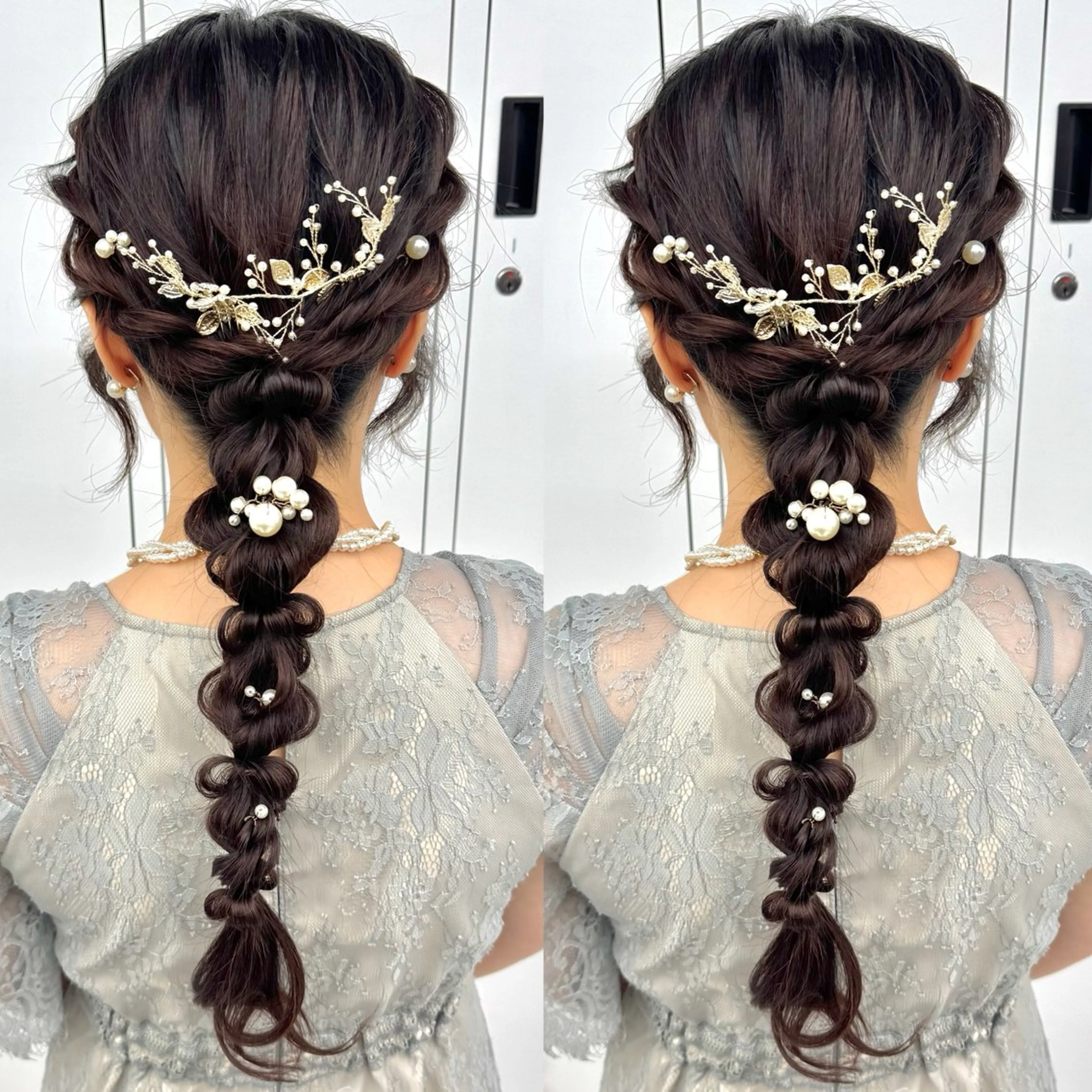 ロング ヘアアレンジ ヘアセット ヘアメ🎀推しカラー 🥣横浜/しほ🧸のヘアスタイル