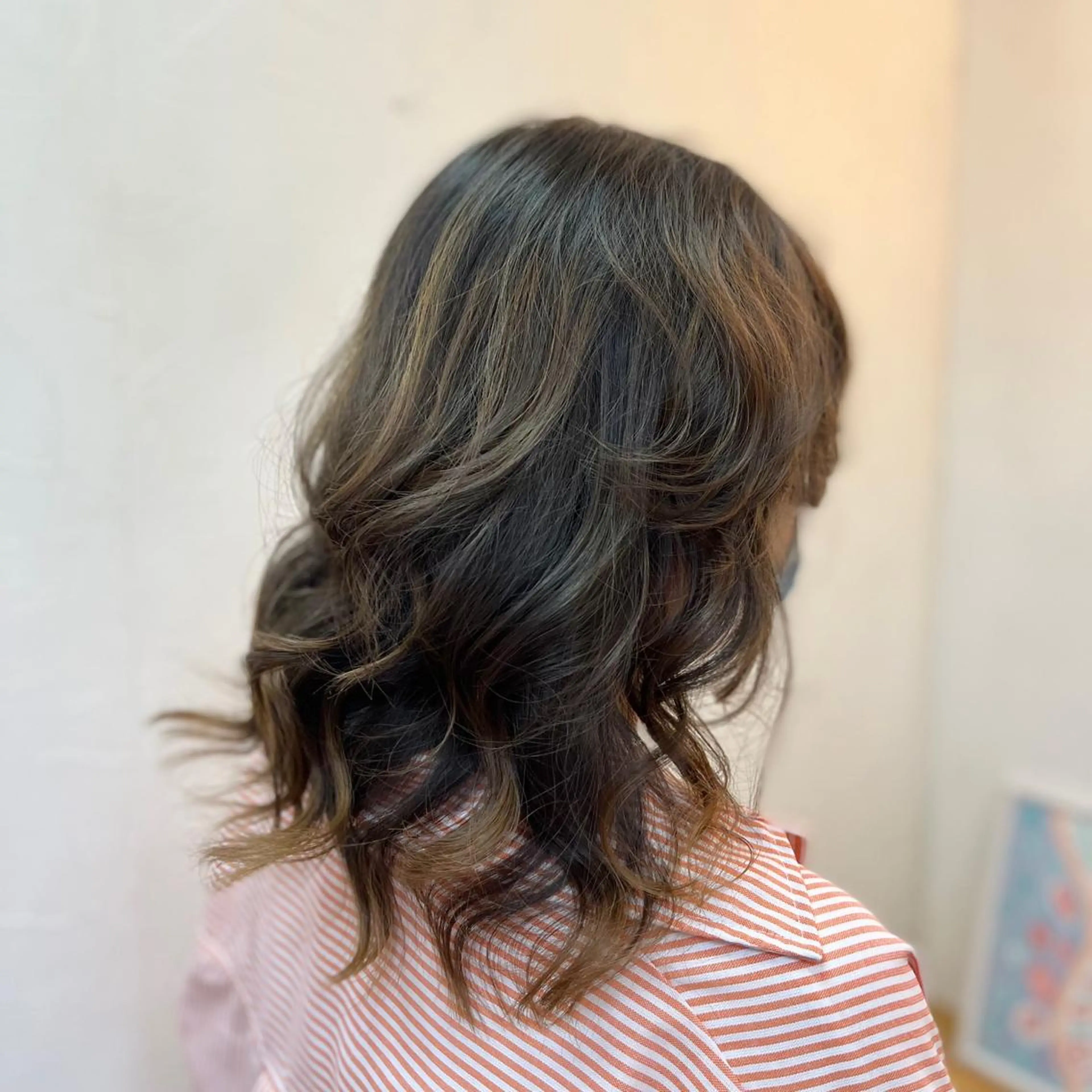 ミディアム 冨田 豊のヘアスタイル