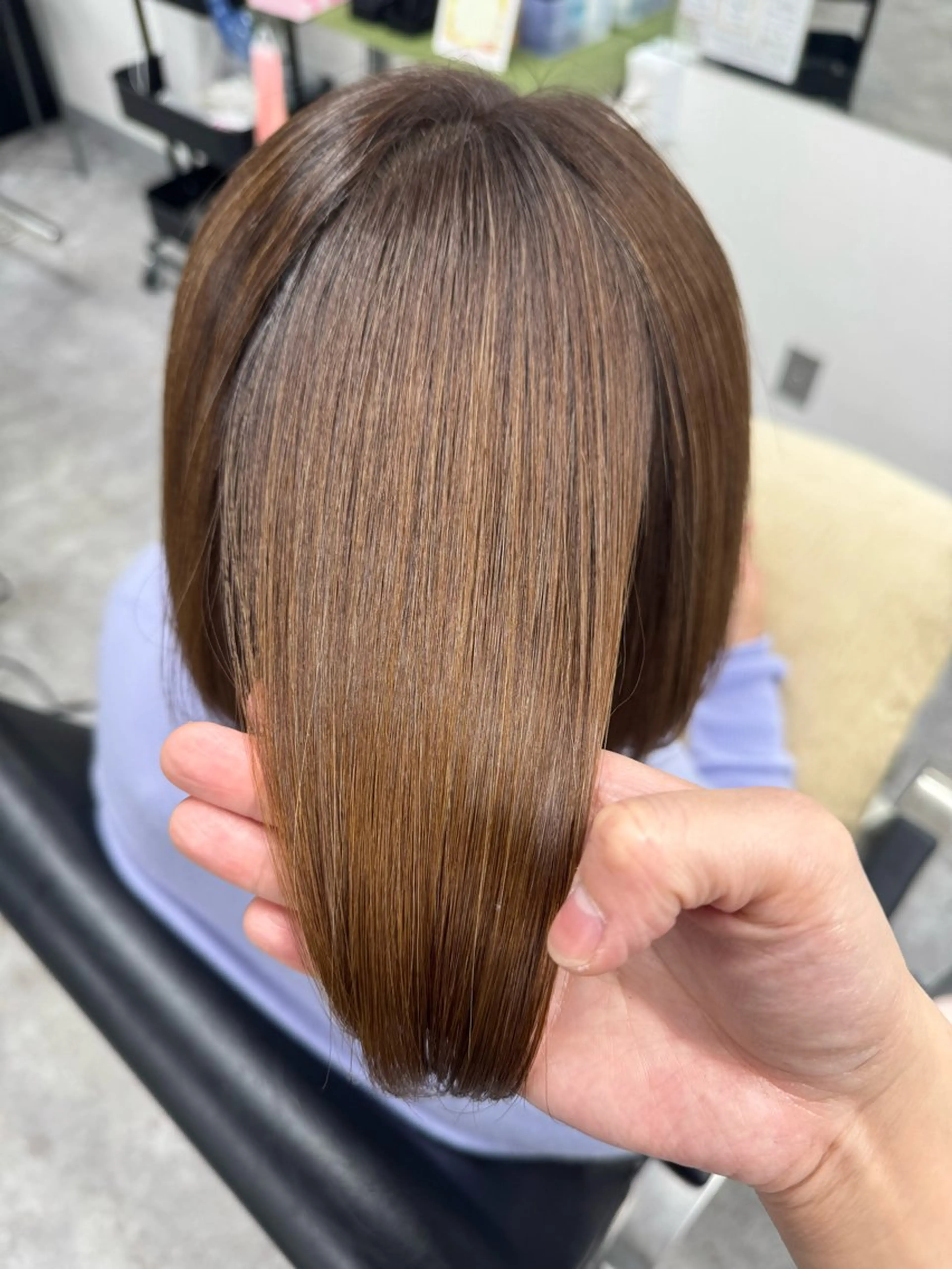 ショート 髪質改善 トリートメント 酸熱トリートメント 髪質改善メニュー 長井 美佐子のヘアスタイル