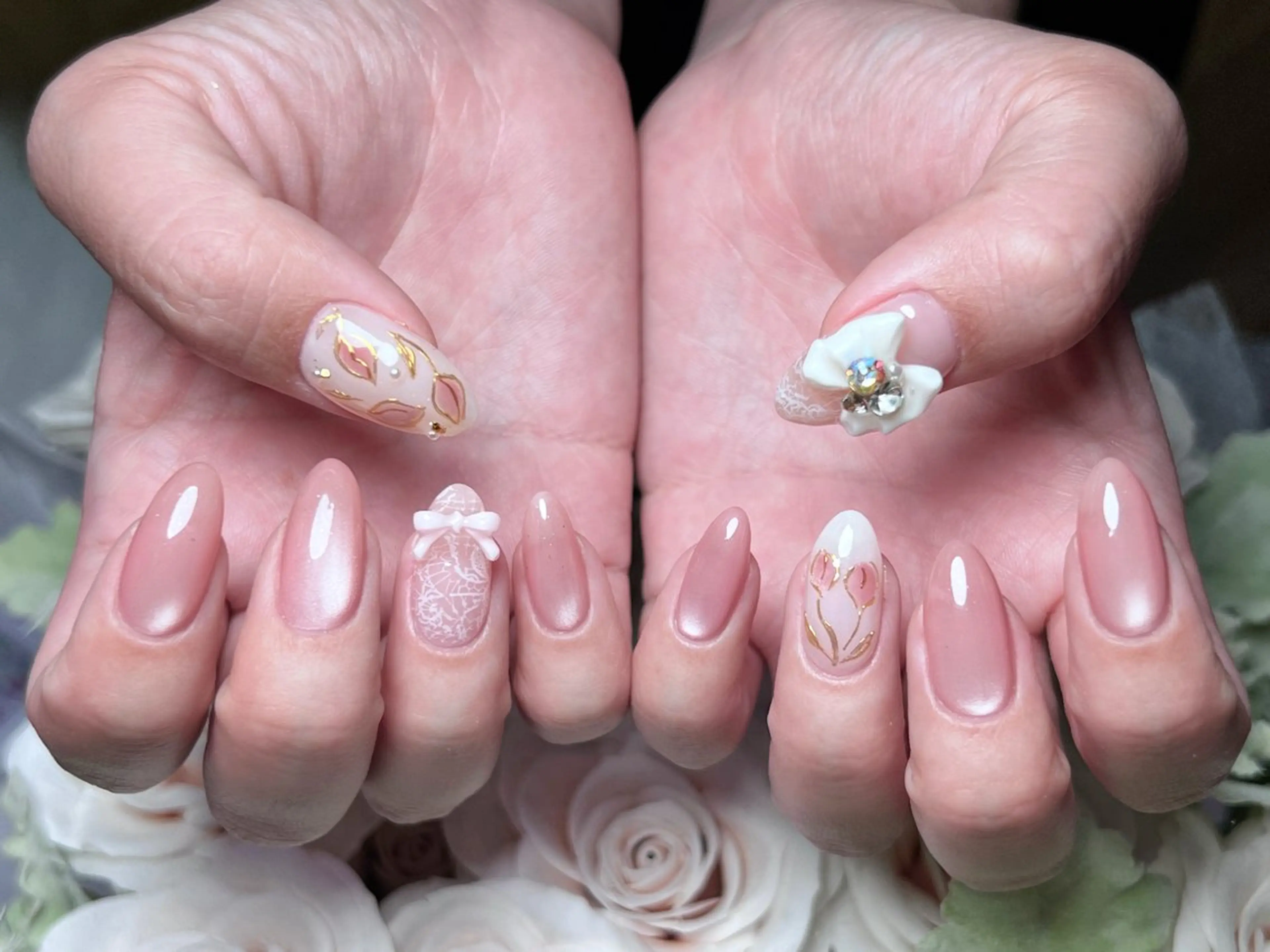 ネイル ロングネイル マグネットネイル 持ち込み ワンカラーネイル スカルプネイル ハンドネイル Painty nailのネイルデザイン