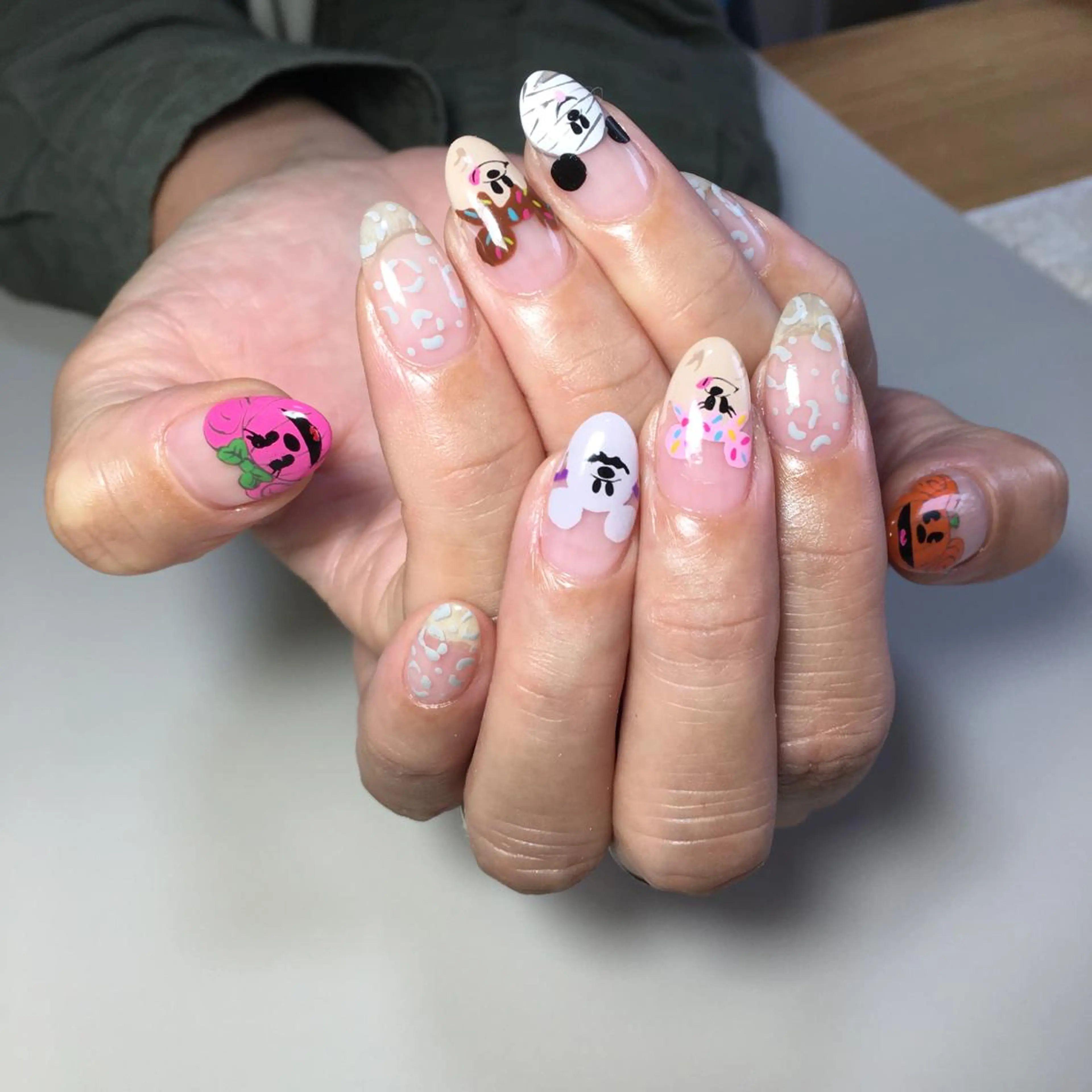 ネイル ハロウィン ハンドネイル kipinail 川﨑えりかのネイルデザイン