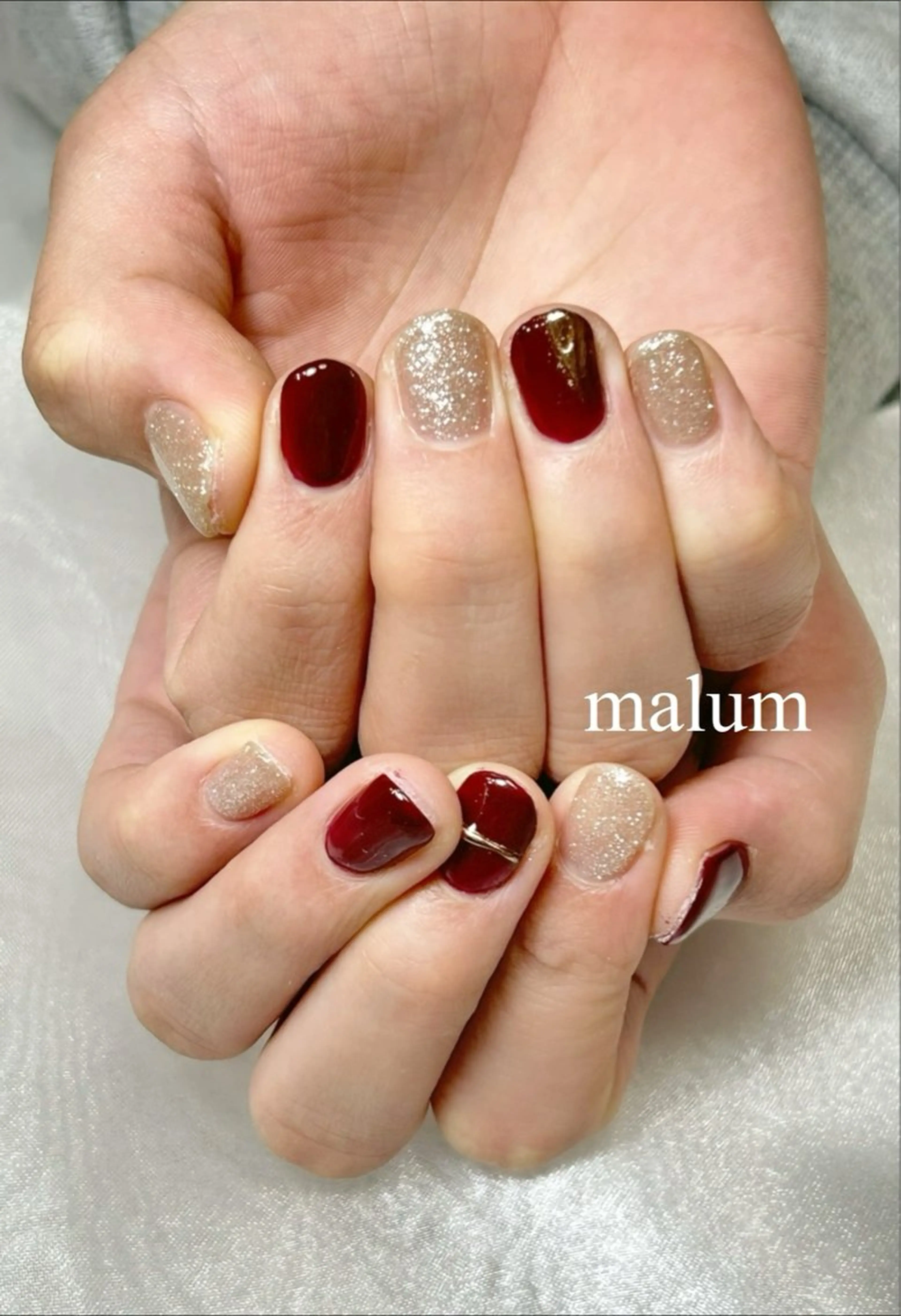 ネイル ハンドネイル malum nailのネイルデザイン