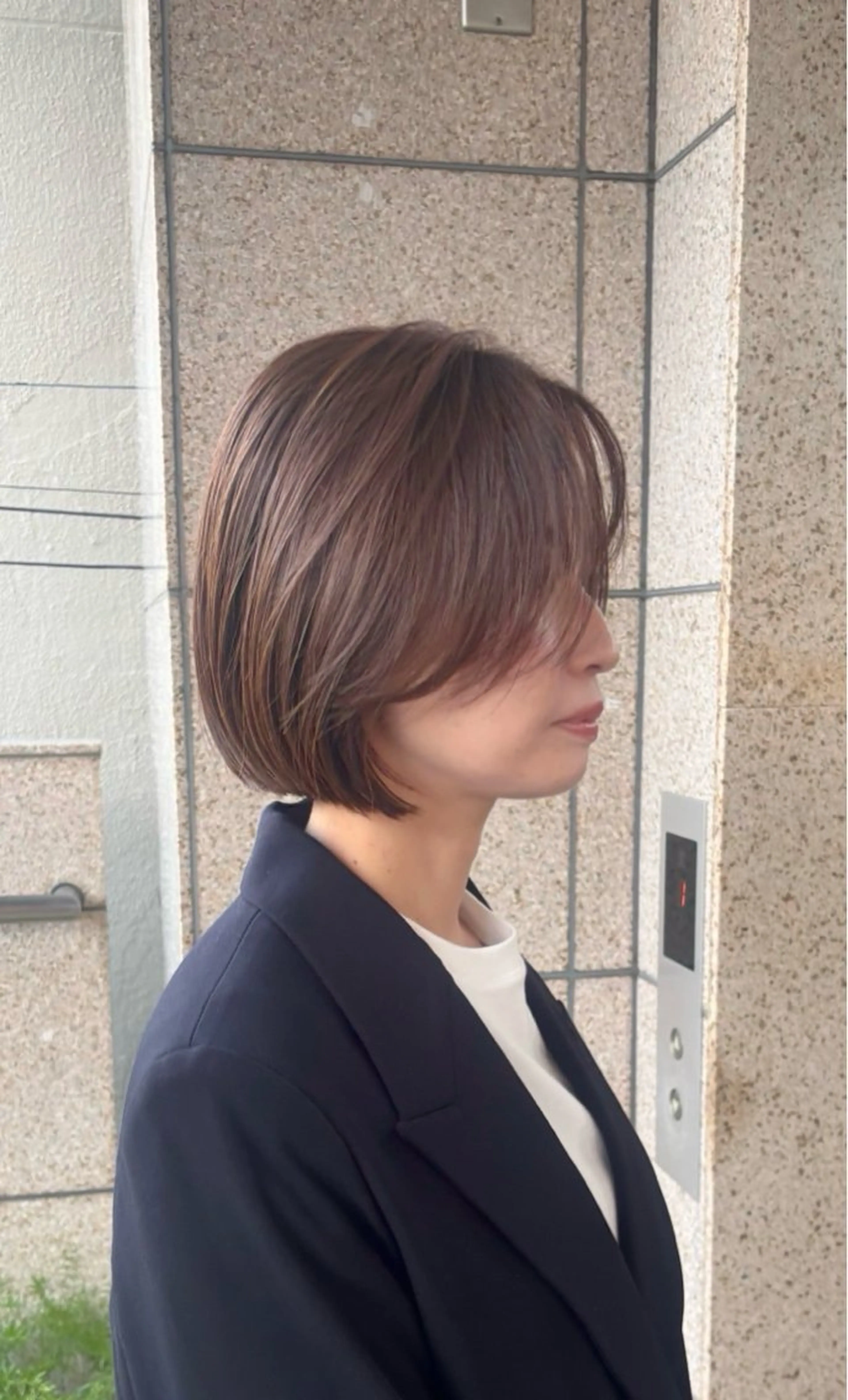 ショート カラー パーマ 🧃吉祥寺/ショート ボブ/カサイ🧃のヘアスタイル