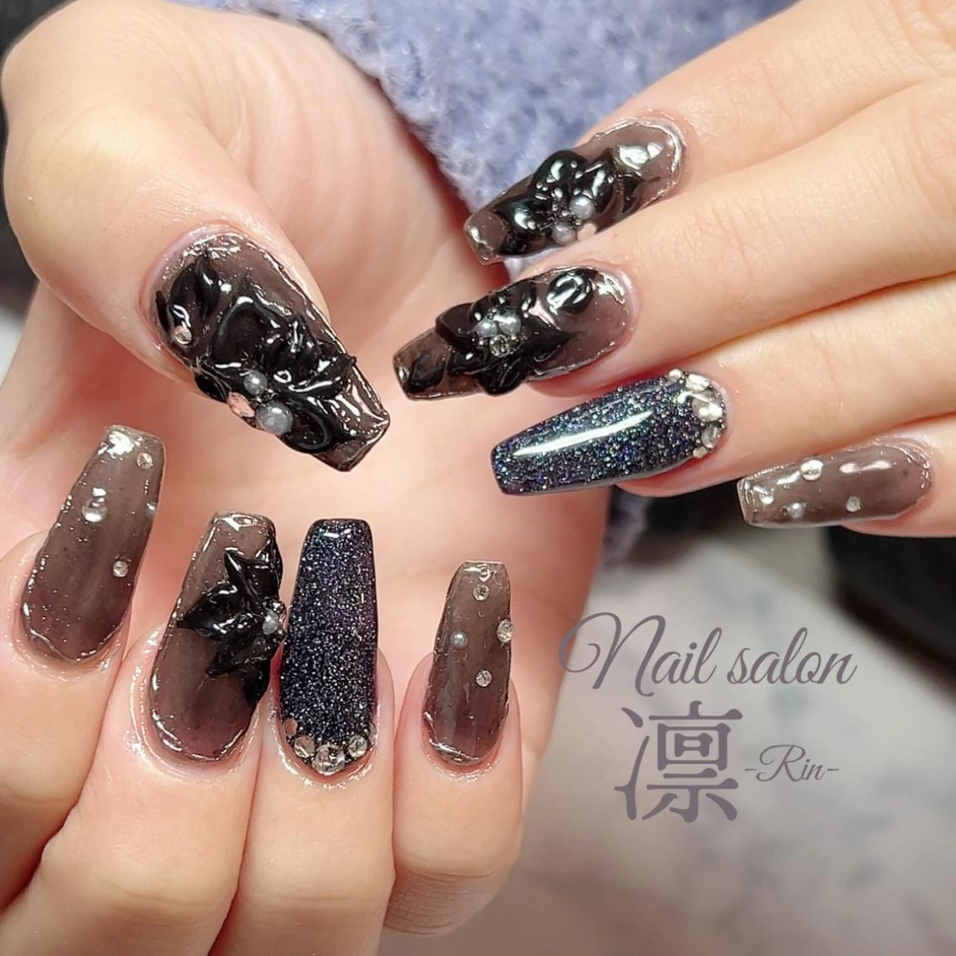 ネイル スカルプネイル private salon凛のネイルデザイン