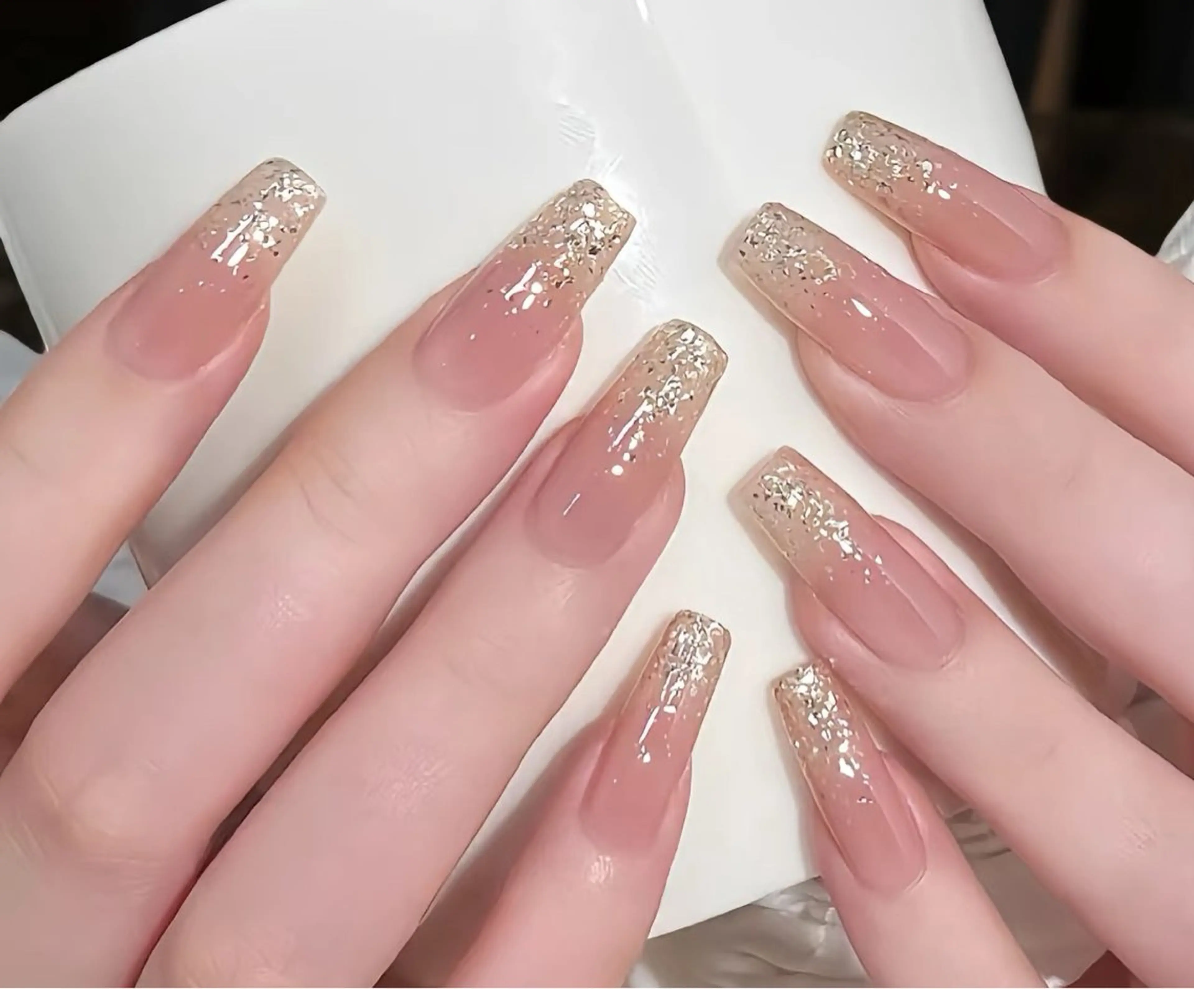 ネイル ハンドネイル MoonNail ユリ🌸のネイルデザイン