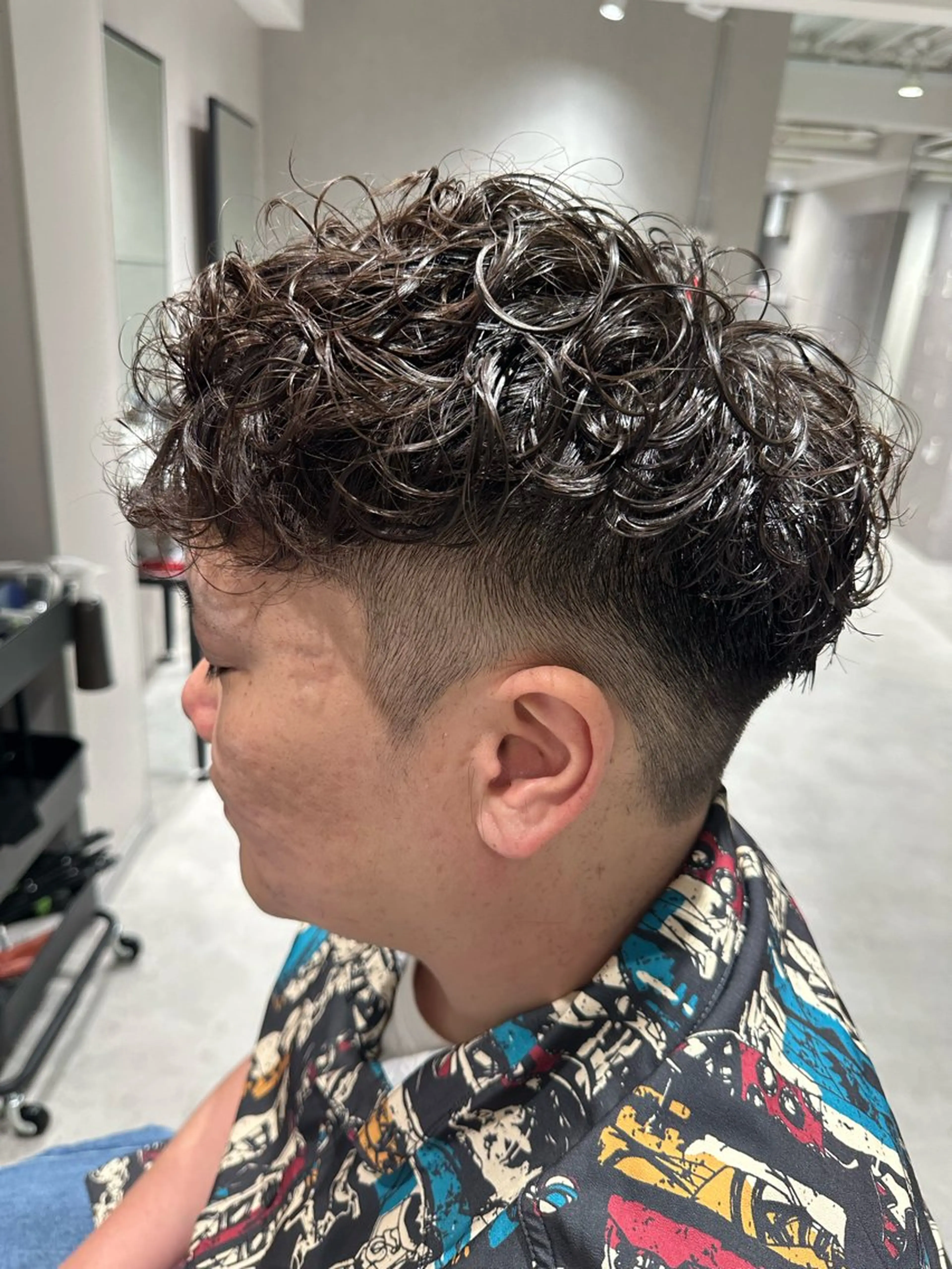 パーマ メンズ カット パーマ 👑駅近メンズサロン パーマ特化北千住👑のヘアスタイル