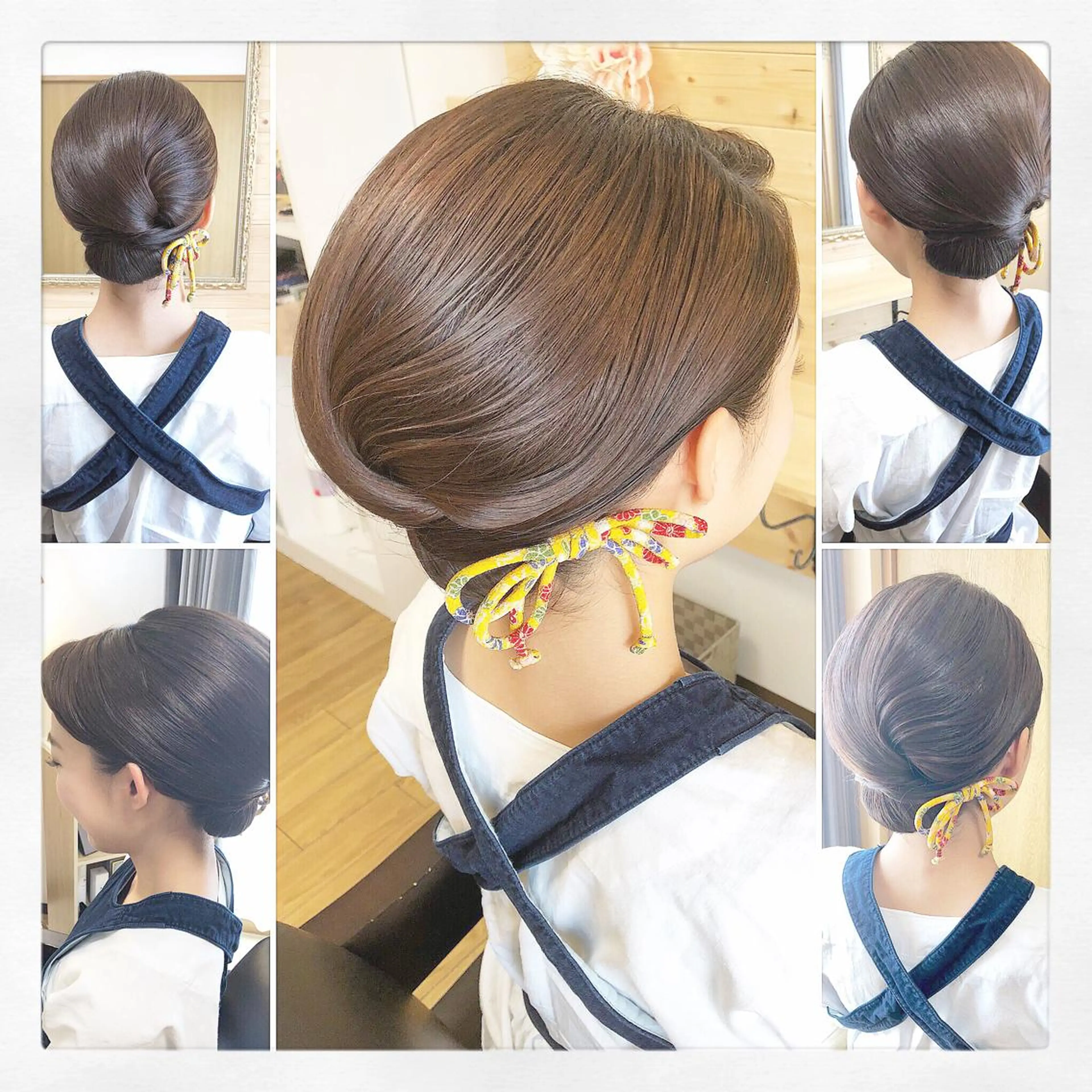 セミロング ヘアアレンジ 糸賀 史織のマツエク・マツパデザイン