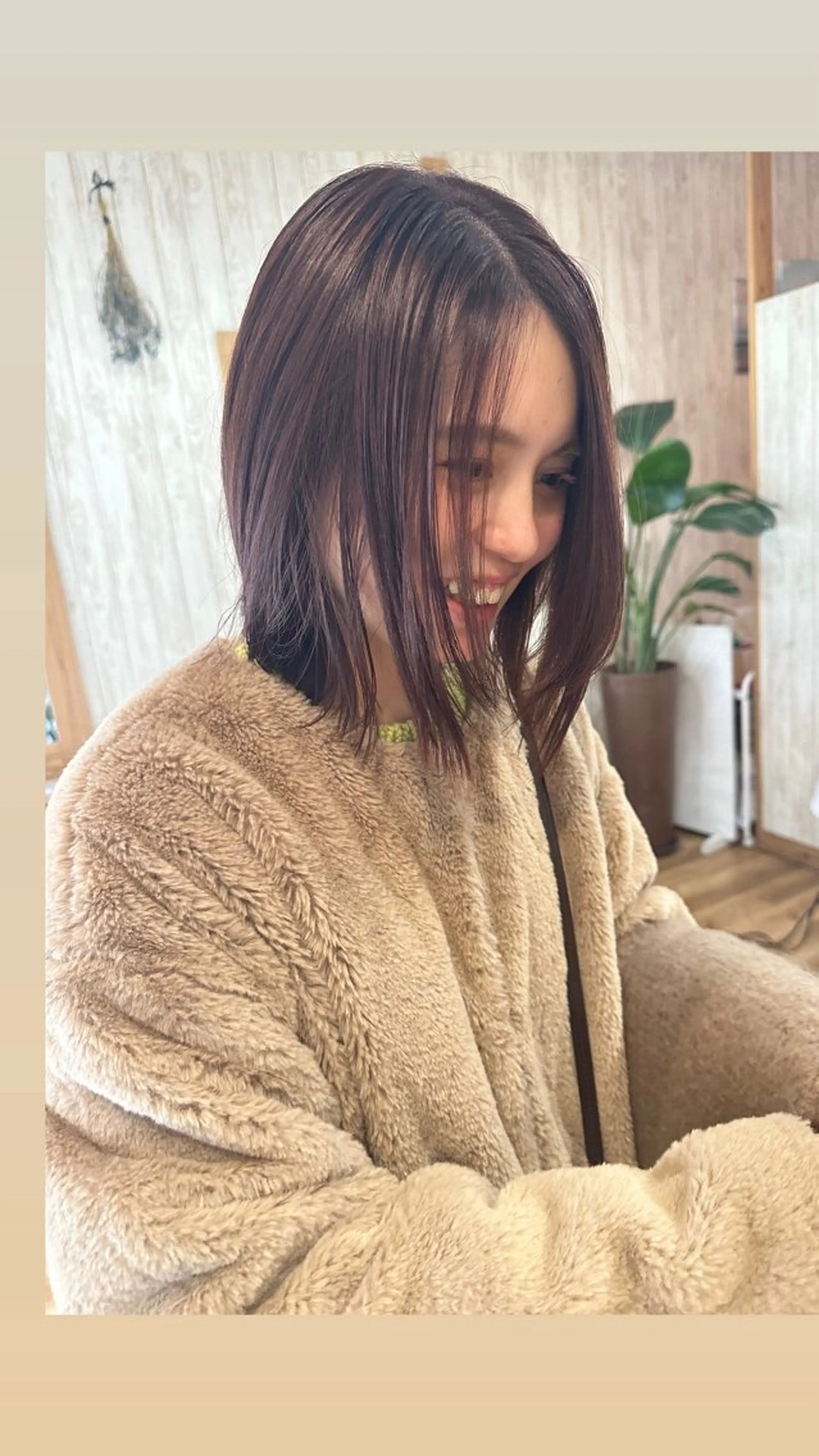 ミディアム カラー hair &make EPICRUMIのヘアスタイル