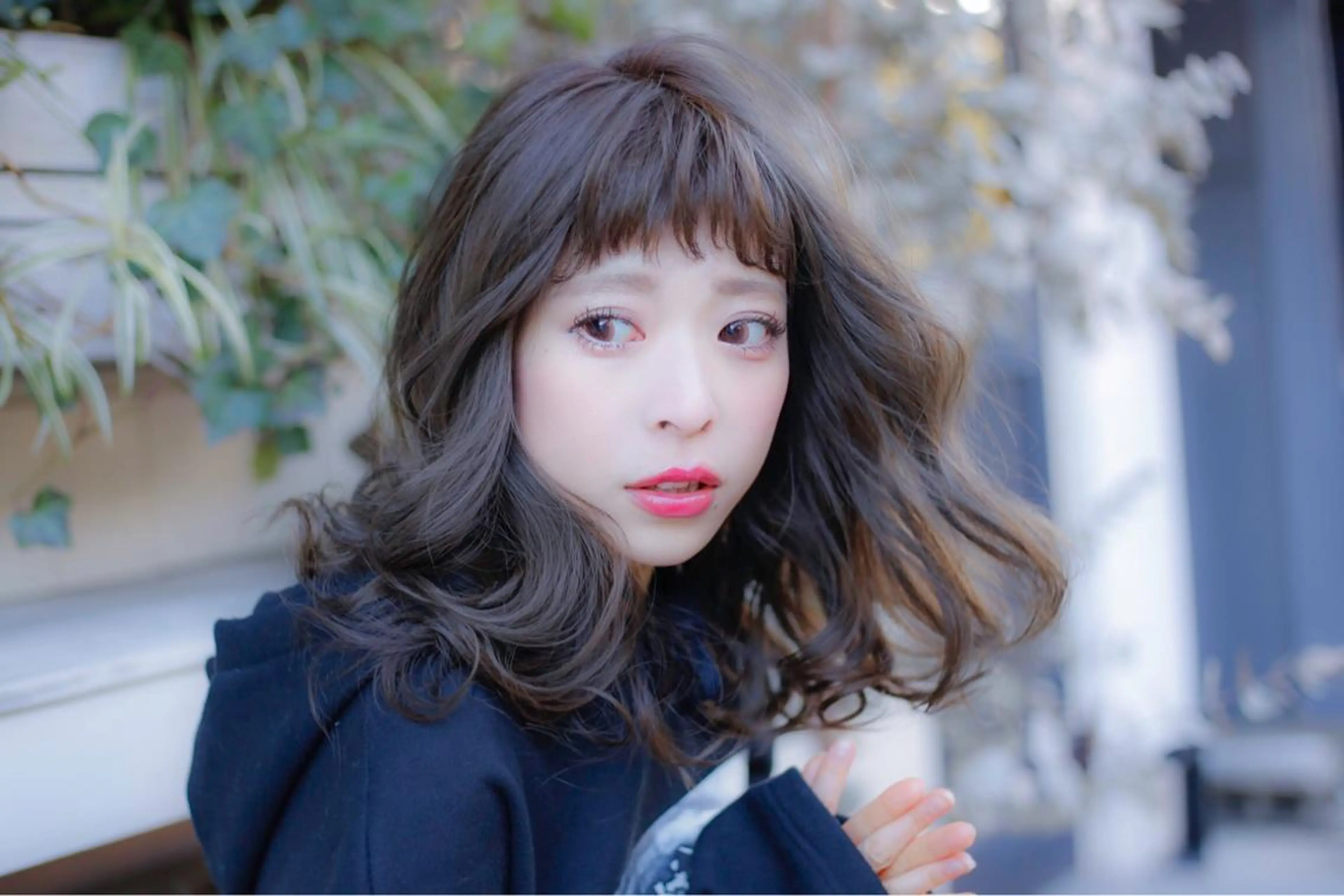 セミロング カラー 永田 崇のヘアスタイル