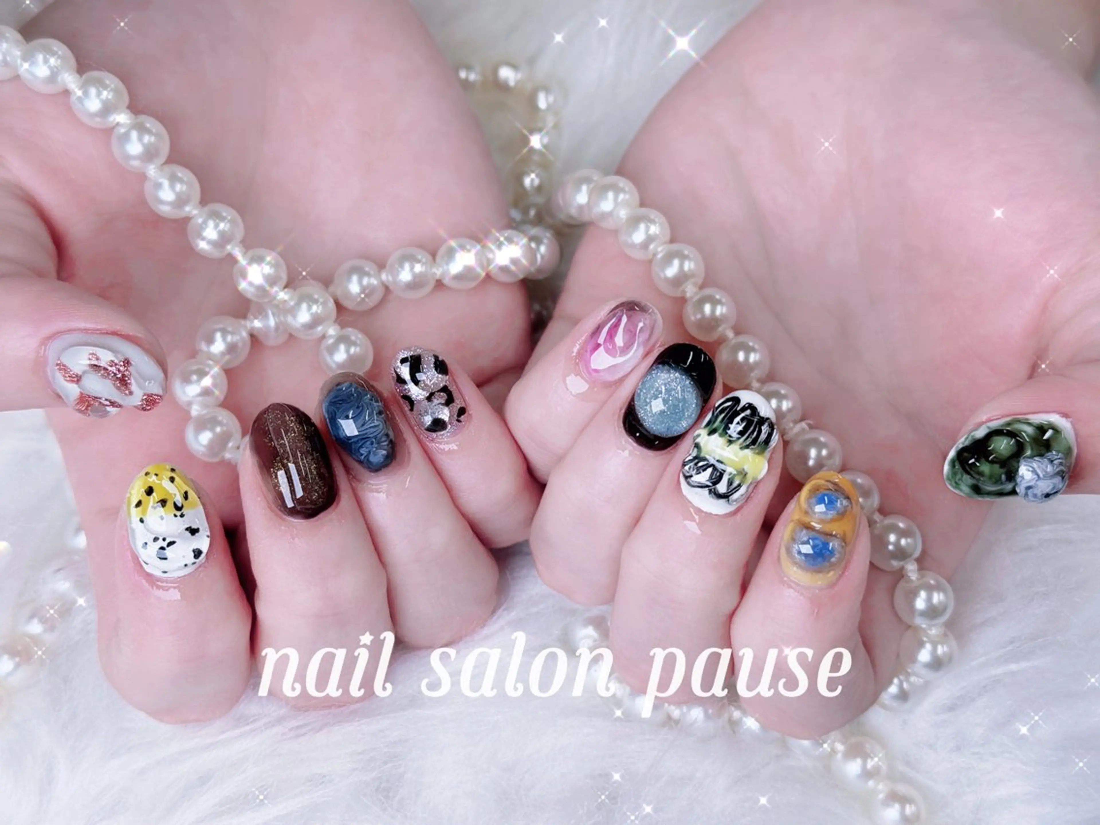 ネイル ハンドネイル ハンドケア nail salon pause✨のネイルデザイン