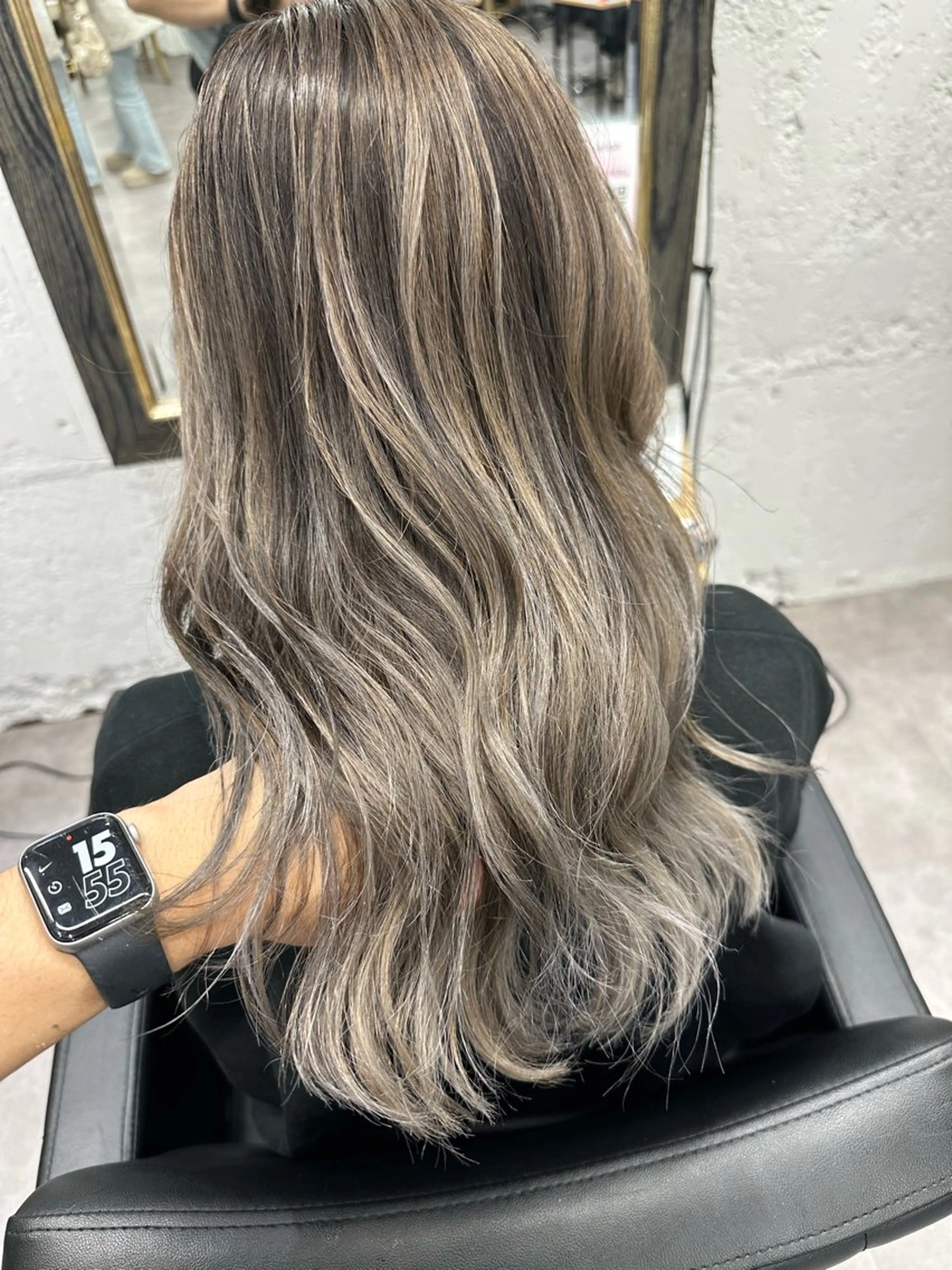 ロング カラー ヘアアレンジ ヘアカラー トリートメント 久米 治仁のヘアスタイル