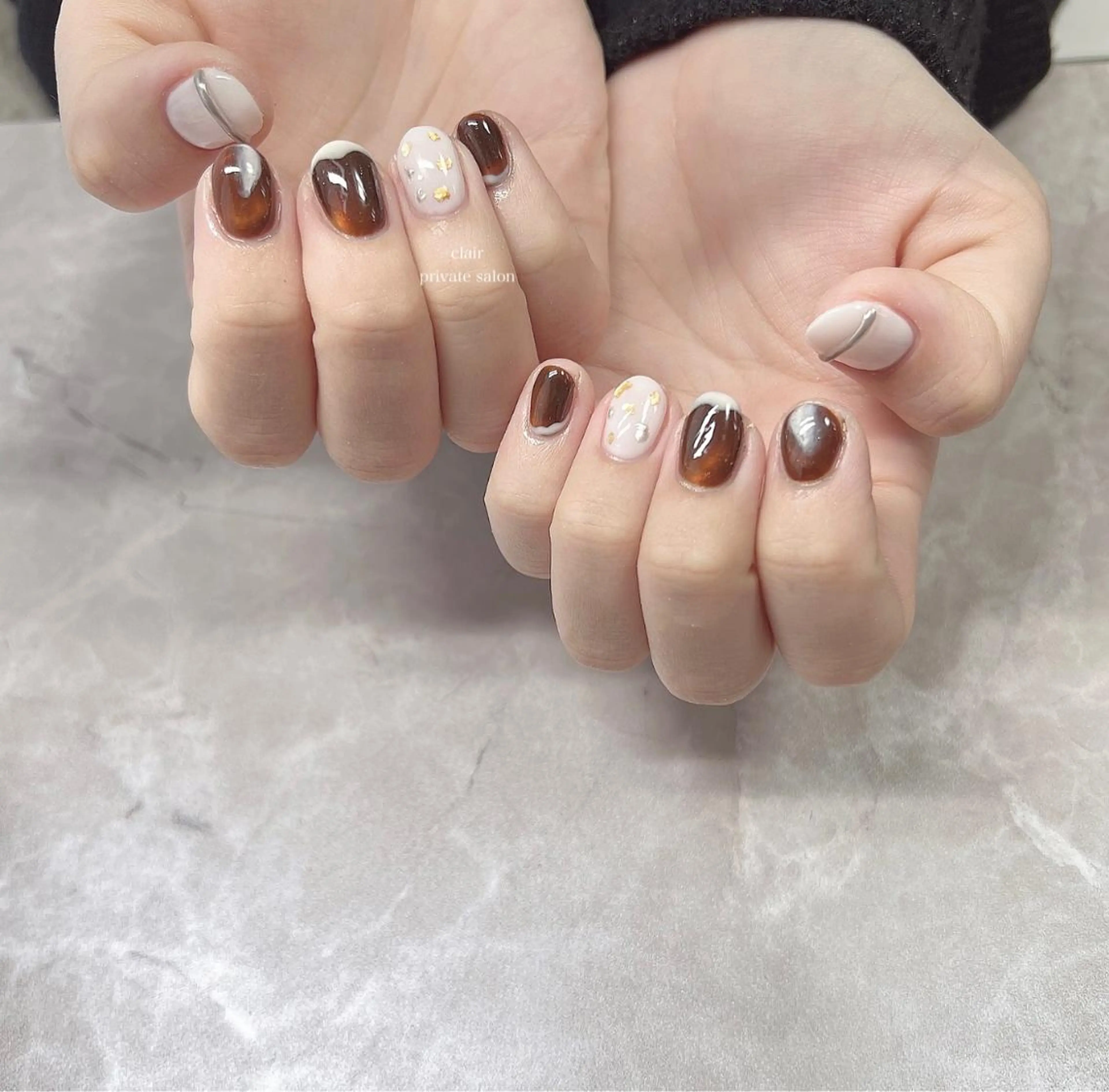 パーマ nail salon una.のネイルデザイン