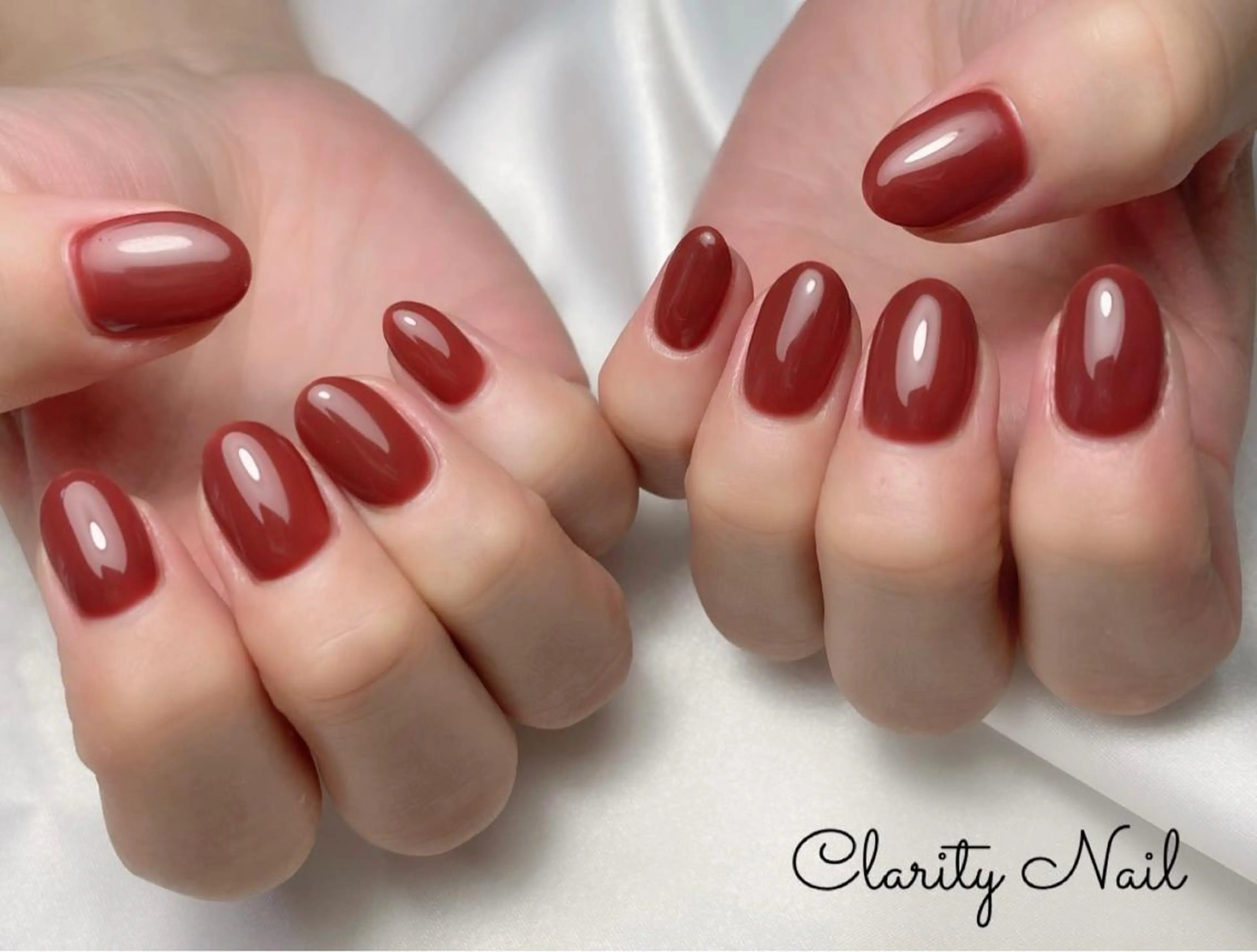 ネイル ワンカラーネイル ハンドネイル Clarity Nailのネイルデザイン