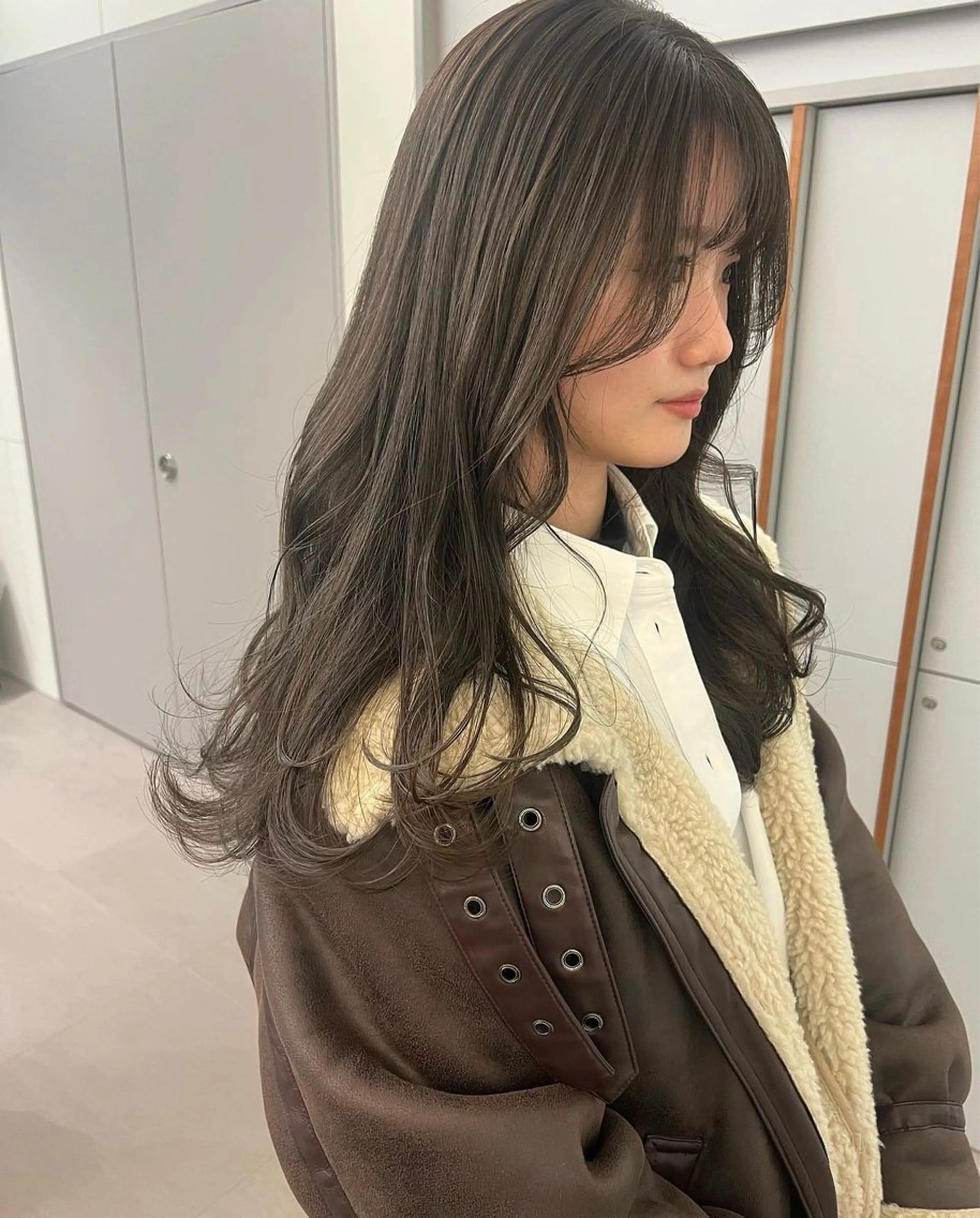 ロング カラー トリートメント ヘッドスパ レイヤーカット/暖色 カラー/mao🎀のヘアスタイル