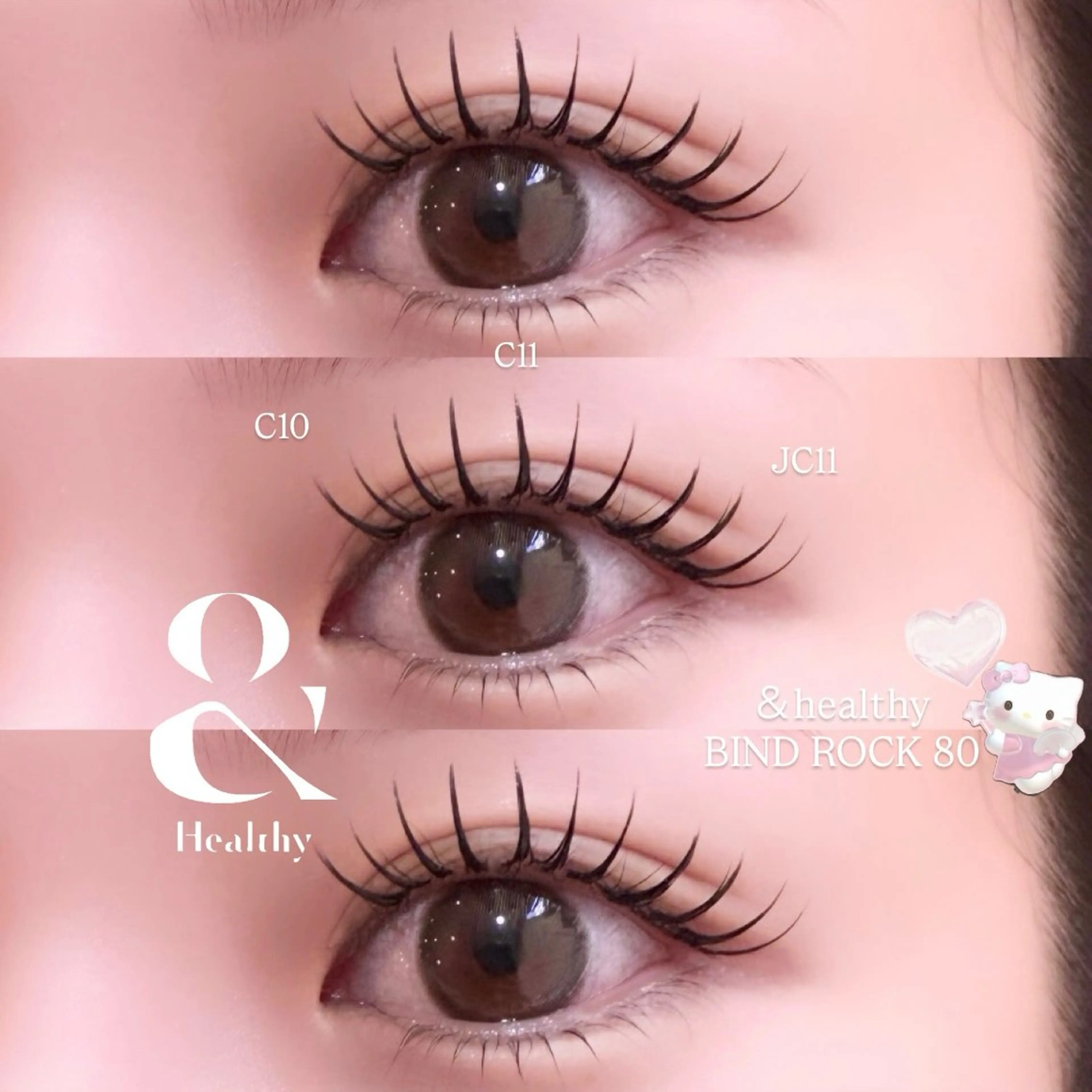 マツエク・マツパ バインドロック マツエク 千島 里歩のマツエク・マツパデザイン