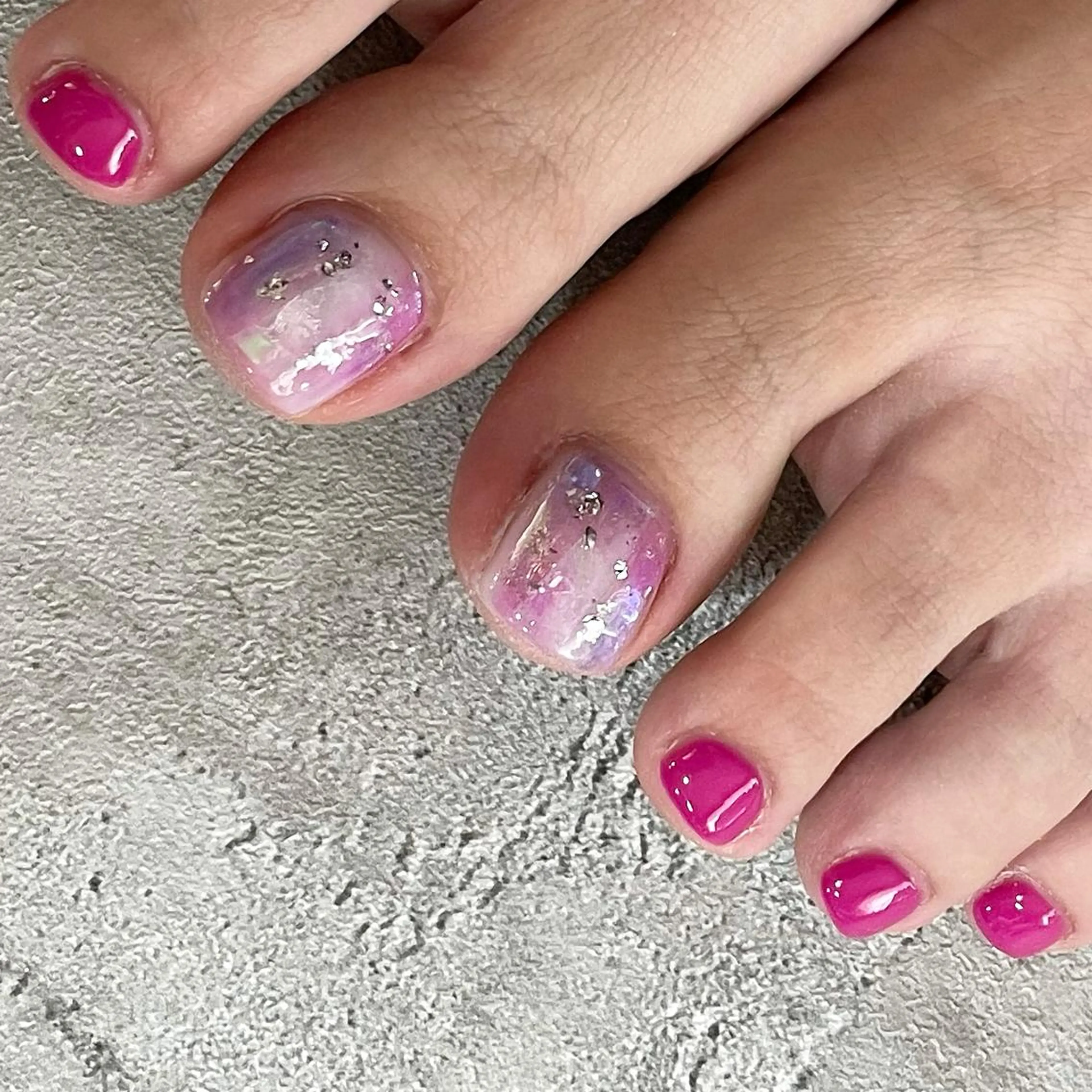 ネイル フットネイル ジェルネイル 東 千夏のネイルデザイン