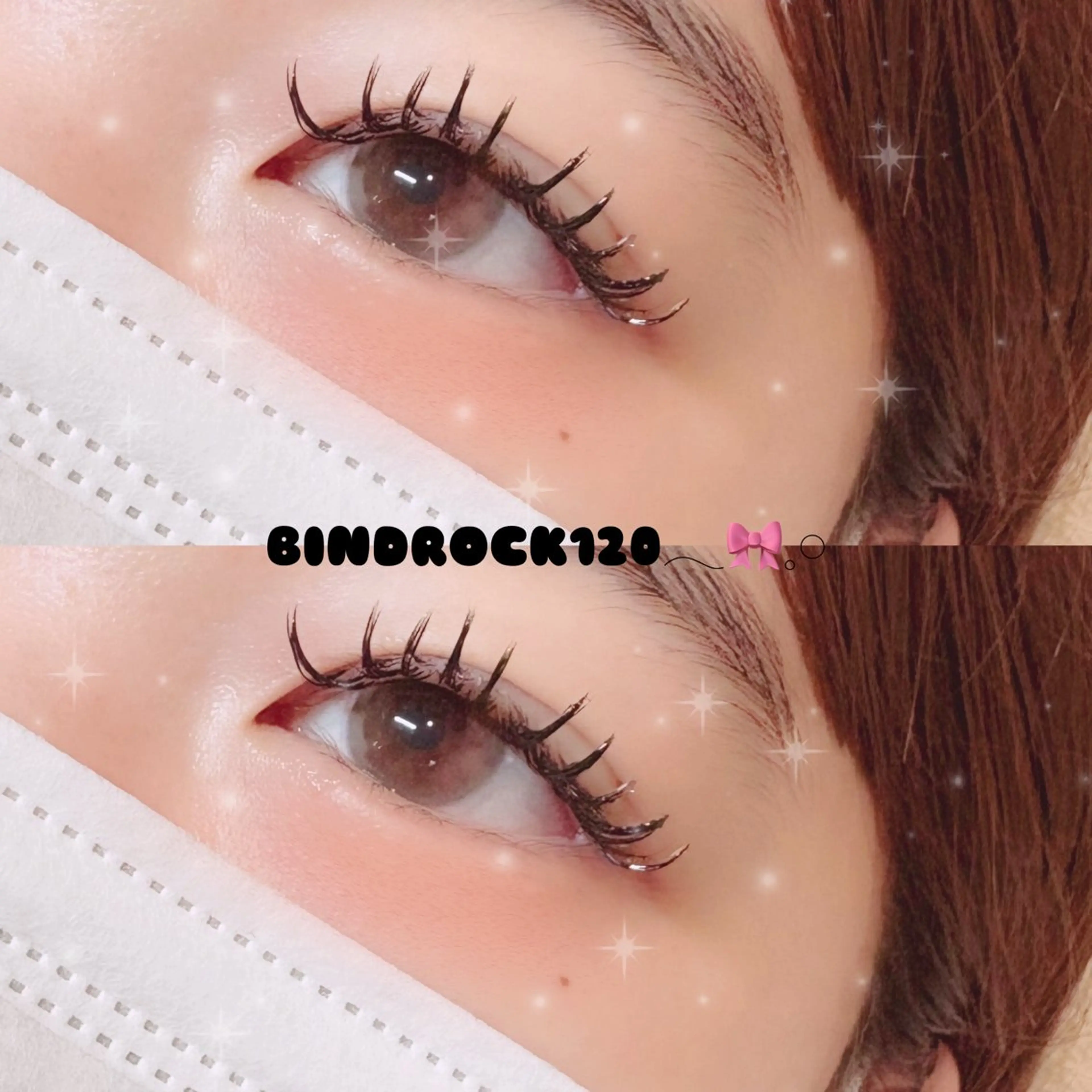 マツエク・マツパ バインドロック 束感👀エクステ 🍒Izumi👀のマツエク・マツパデザイン