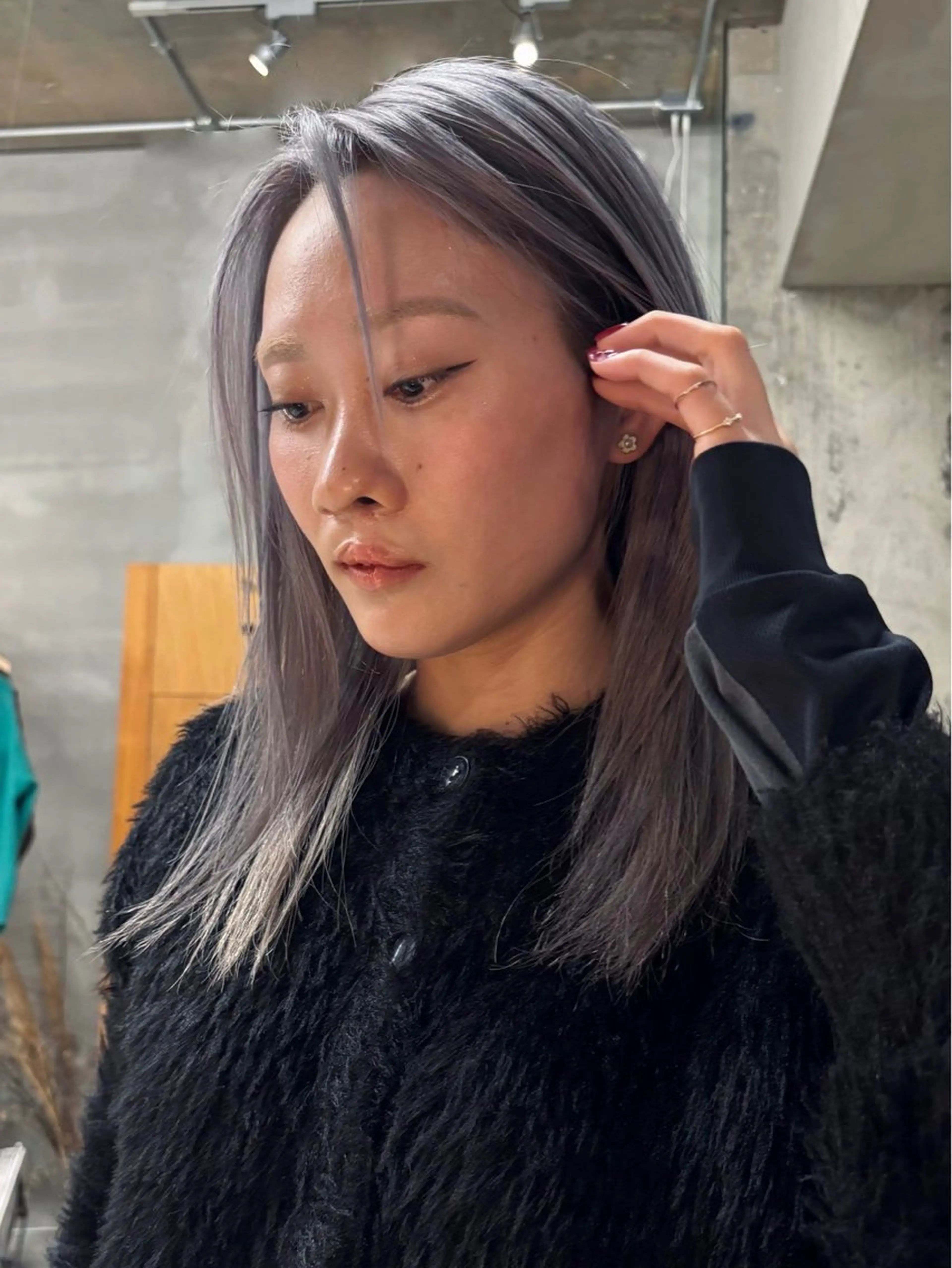 カラー ヘアカラー トリートメント wewe: momoeのヘアスタイル