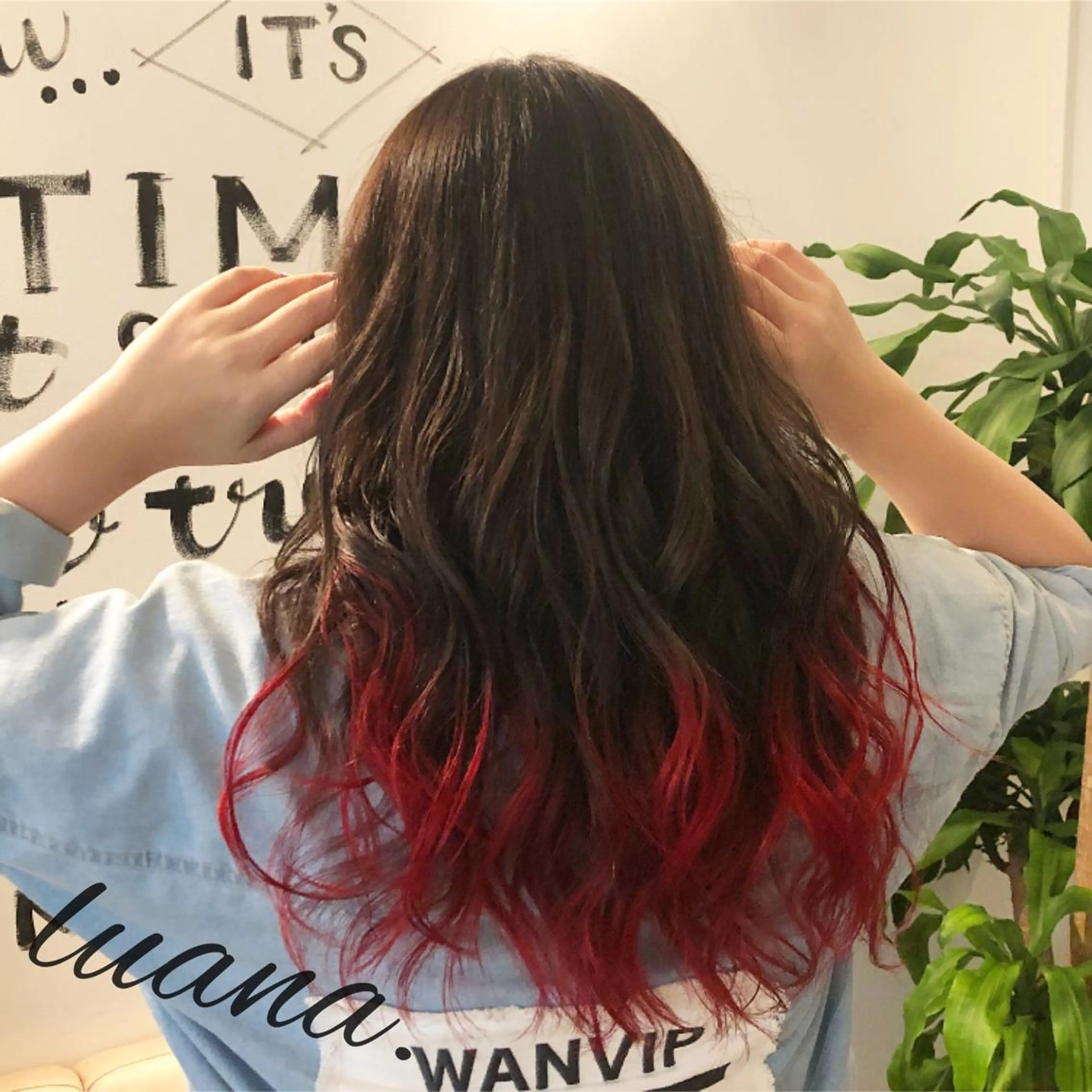 セミロング エクステ・髪質改善・ ブリーチ・吉田大介のヘアスタイル