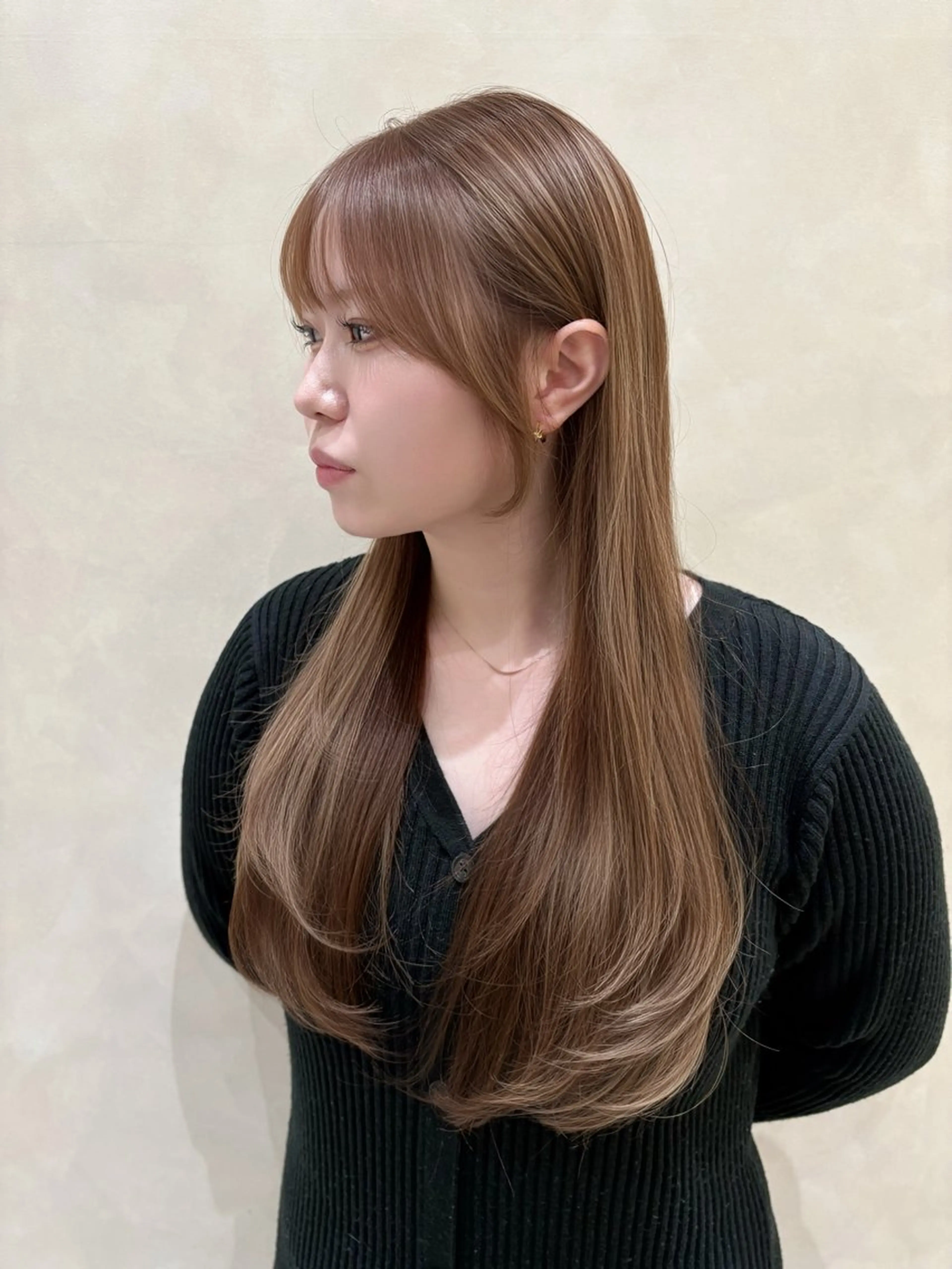 ロング カット ヘアカラー トリートメント 透明感カラー/艶髪/ 高城潤也のヘアスタイル