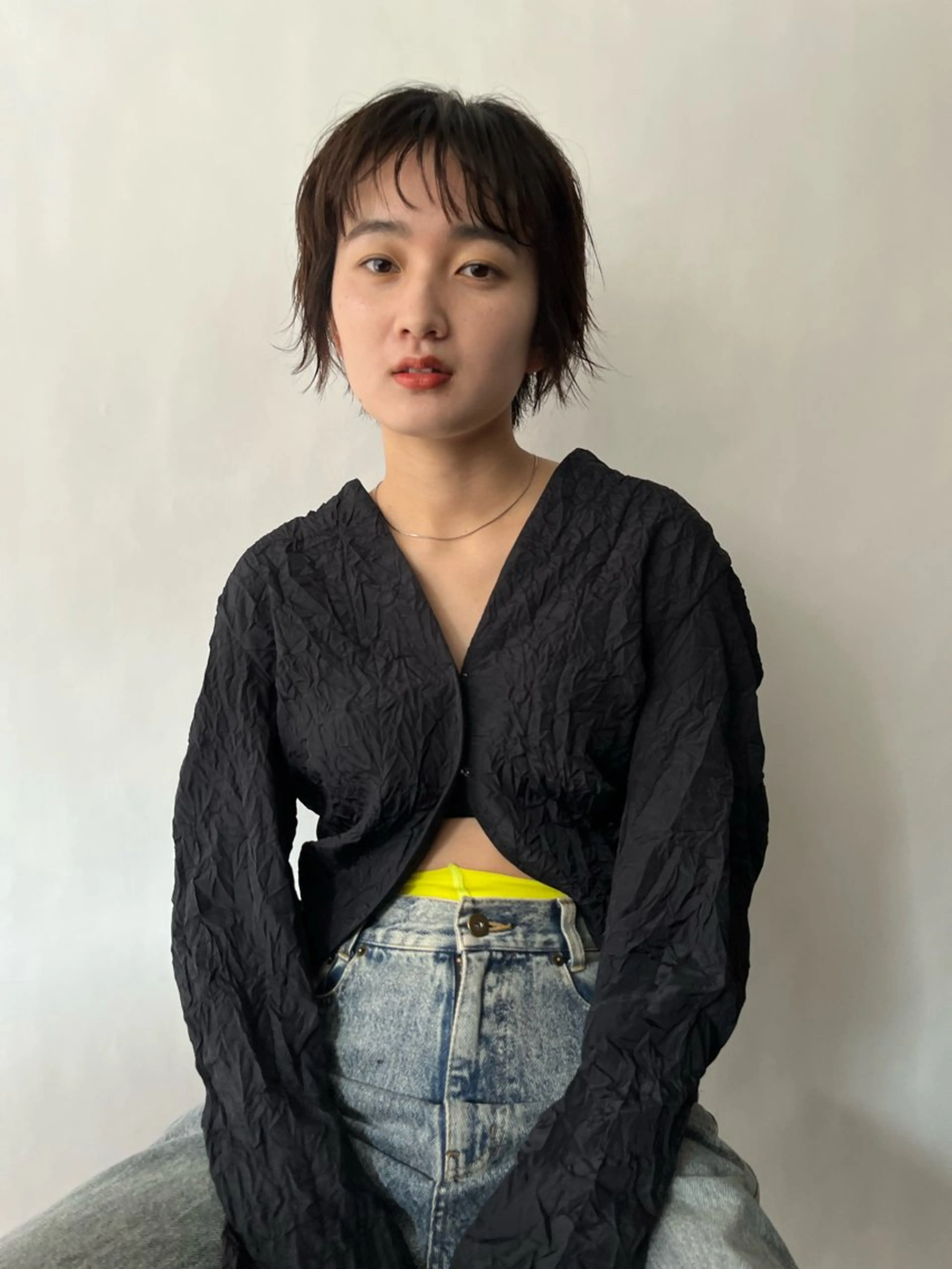 ショート カラー hishida akiho  🩰のヘアスタイル