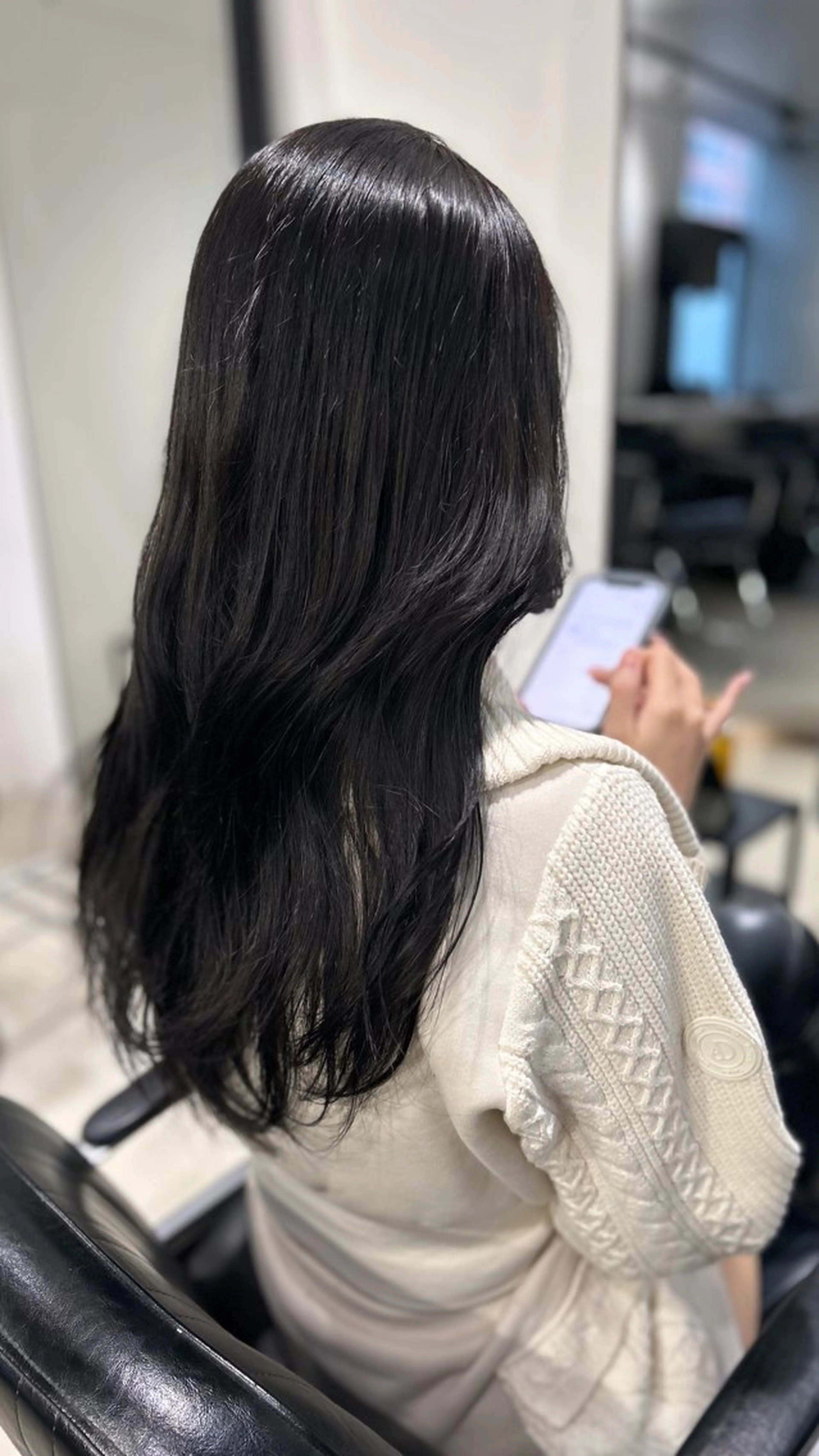 セミロング カラー ヘアカラー トリートメント レイヤー/グレージュ 髪質改善/コウスケのヘアスタイル