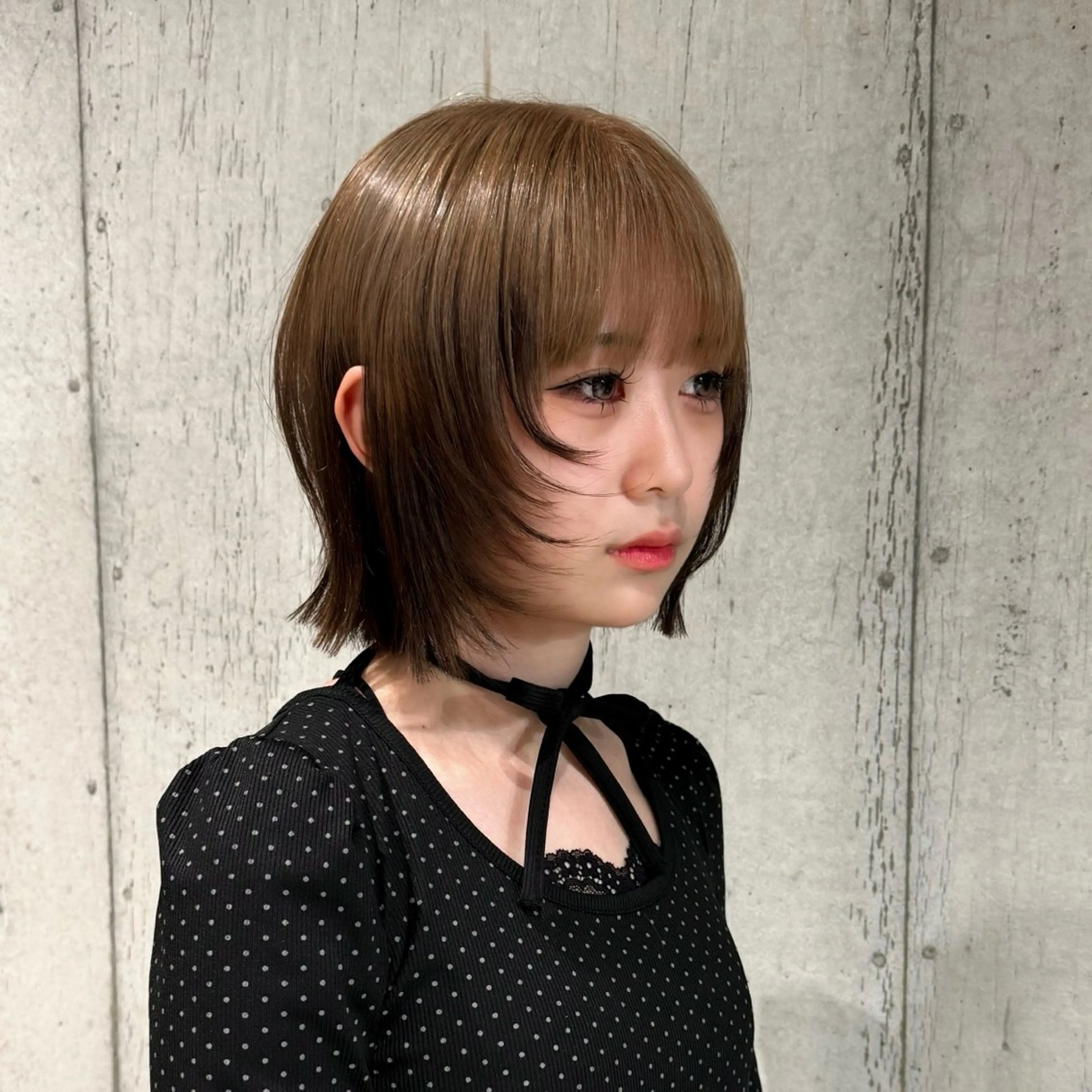 ショート カラー カット ヘアカラー トリートメント 透明感/血色カラー/ 下北沢レイヤー/ゆいのヘアスタイル