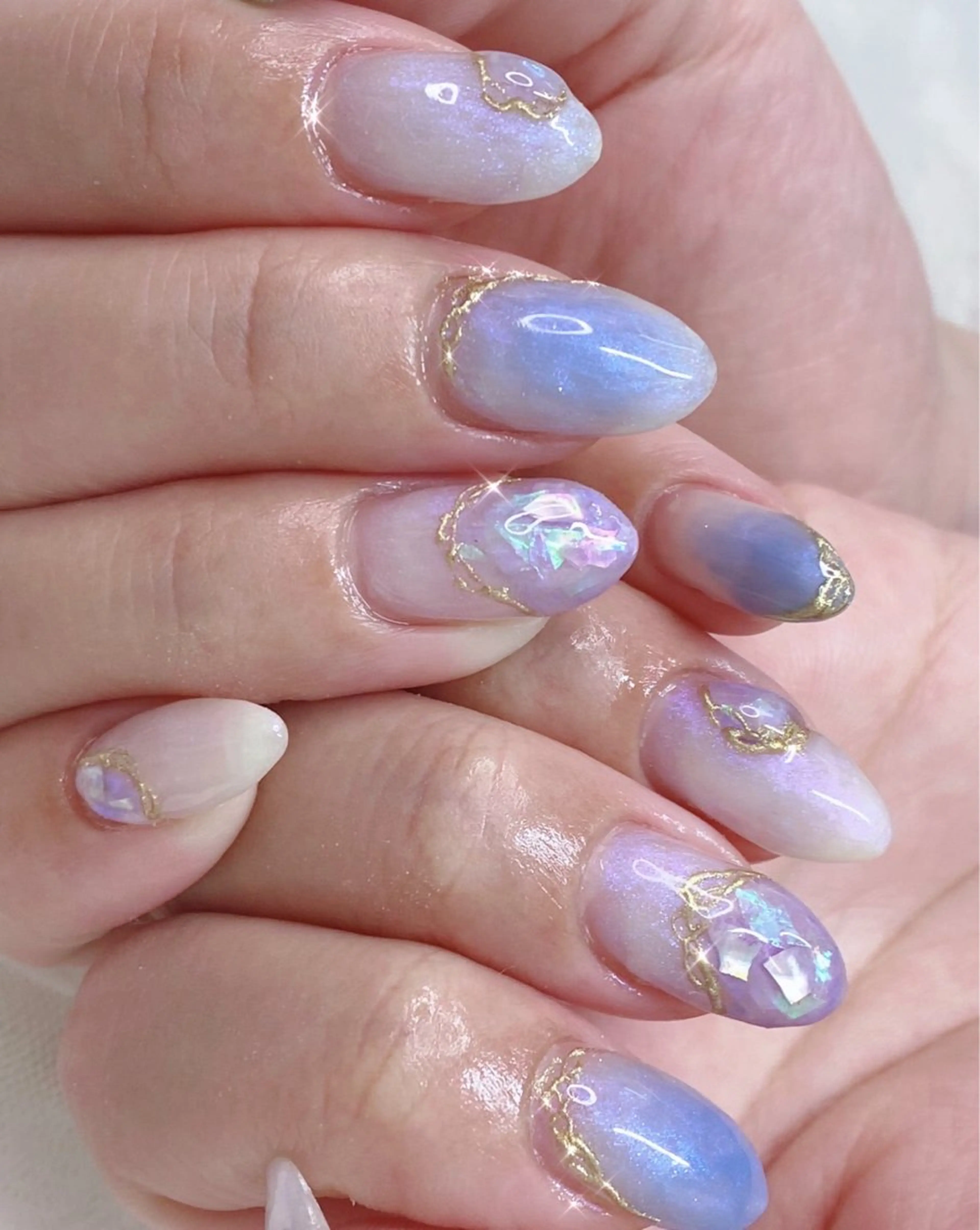 ネイル フットネイル フレンチネイル ジェルネイル ガラスフレンチ 韓国ネイル ハンドネイル ハンドケア 大門浜松町 ネイルのネイルデザイン