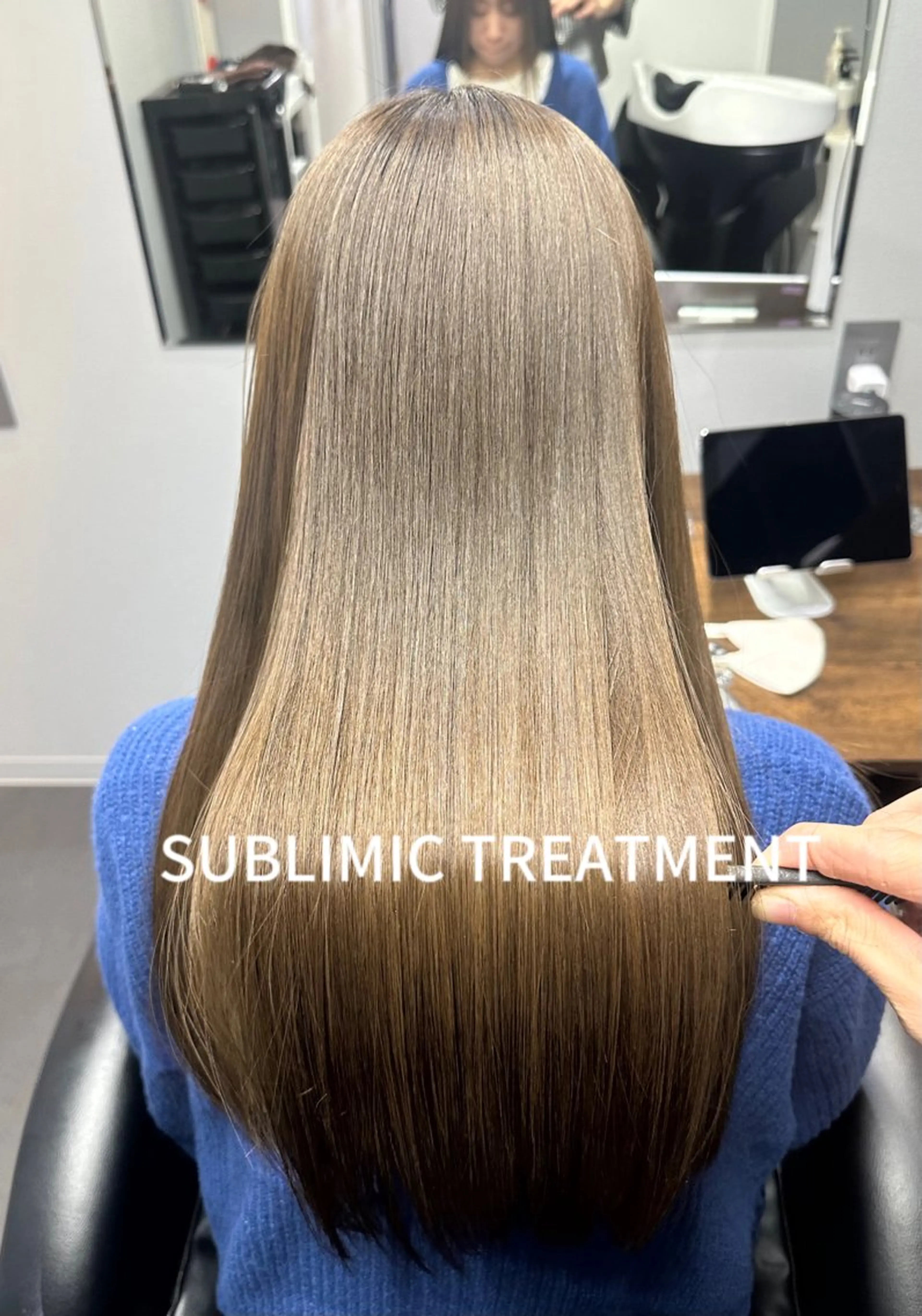 ロング カラー トリートメント カット ヘアカラー トリートメント 美髪矯正・レイヤー 倉友哉のヘアスタイル