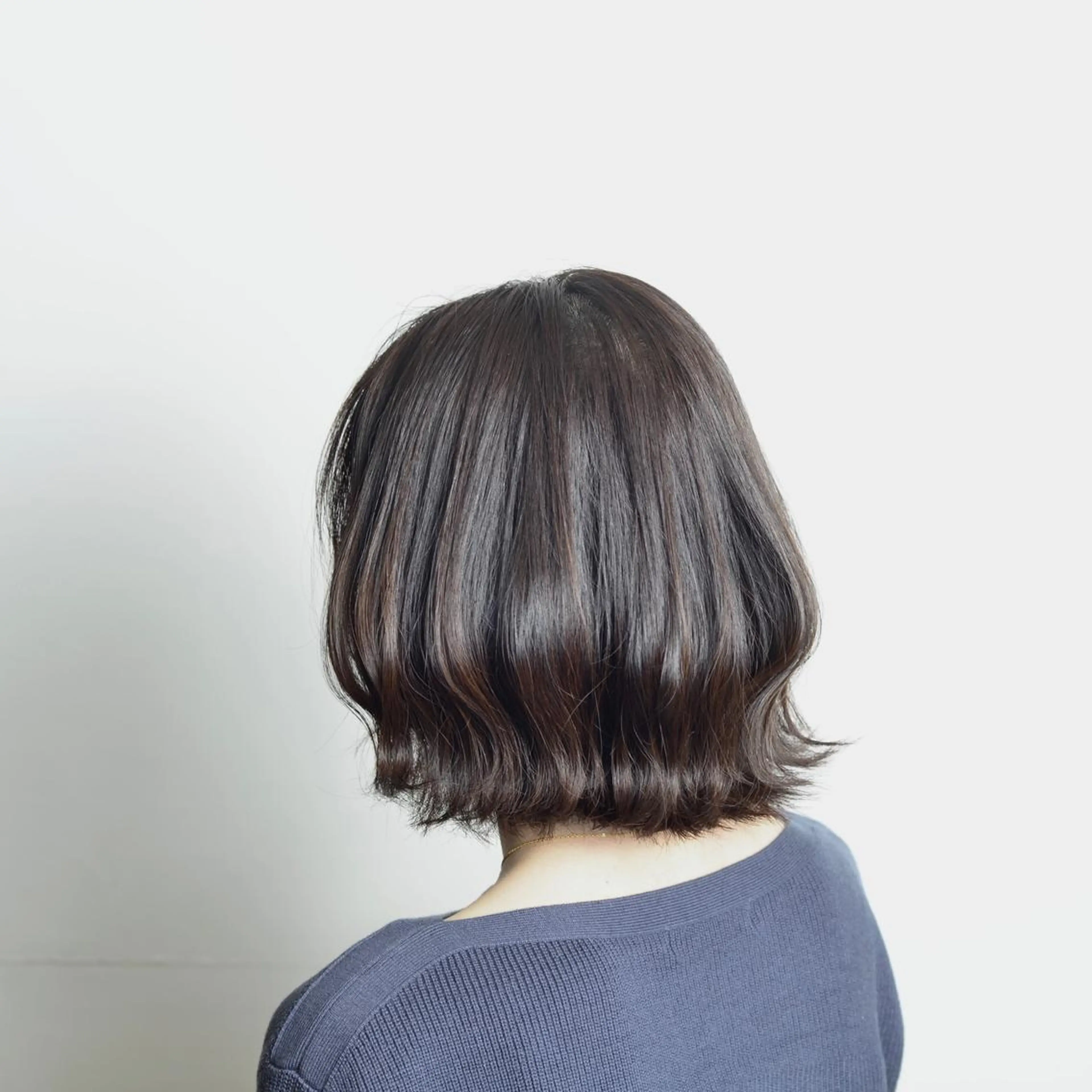 ミディアム 切りっぱなしボブ ボブ NOON    hair make+happy time所属・🌟NOON🌟 野崎謙吾のヘアスタイル