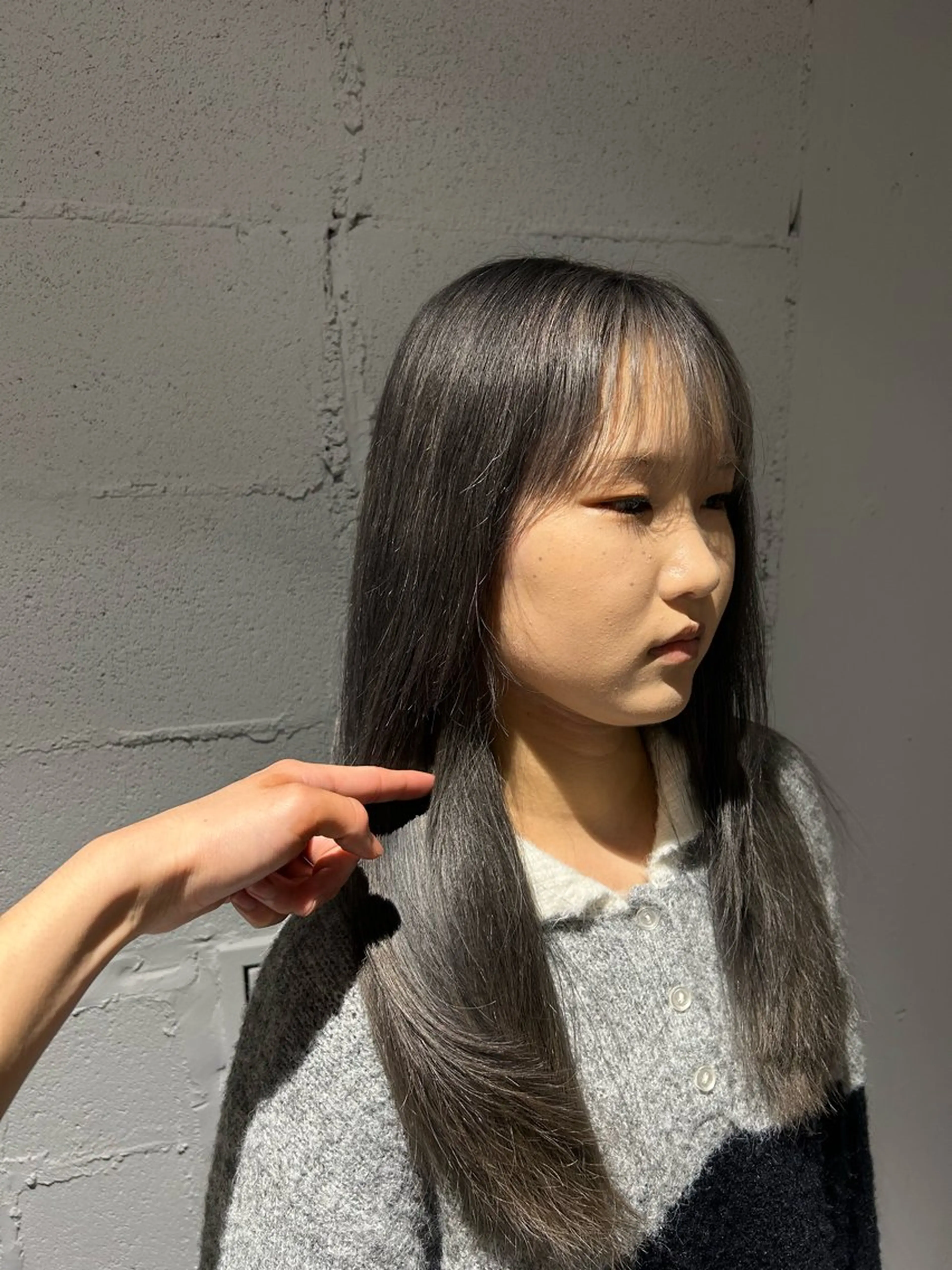 カラー ヘアカラー トリートメント アダチ ヒナタのヘアスタイル