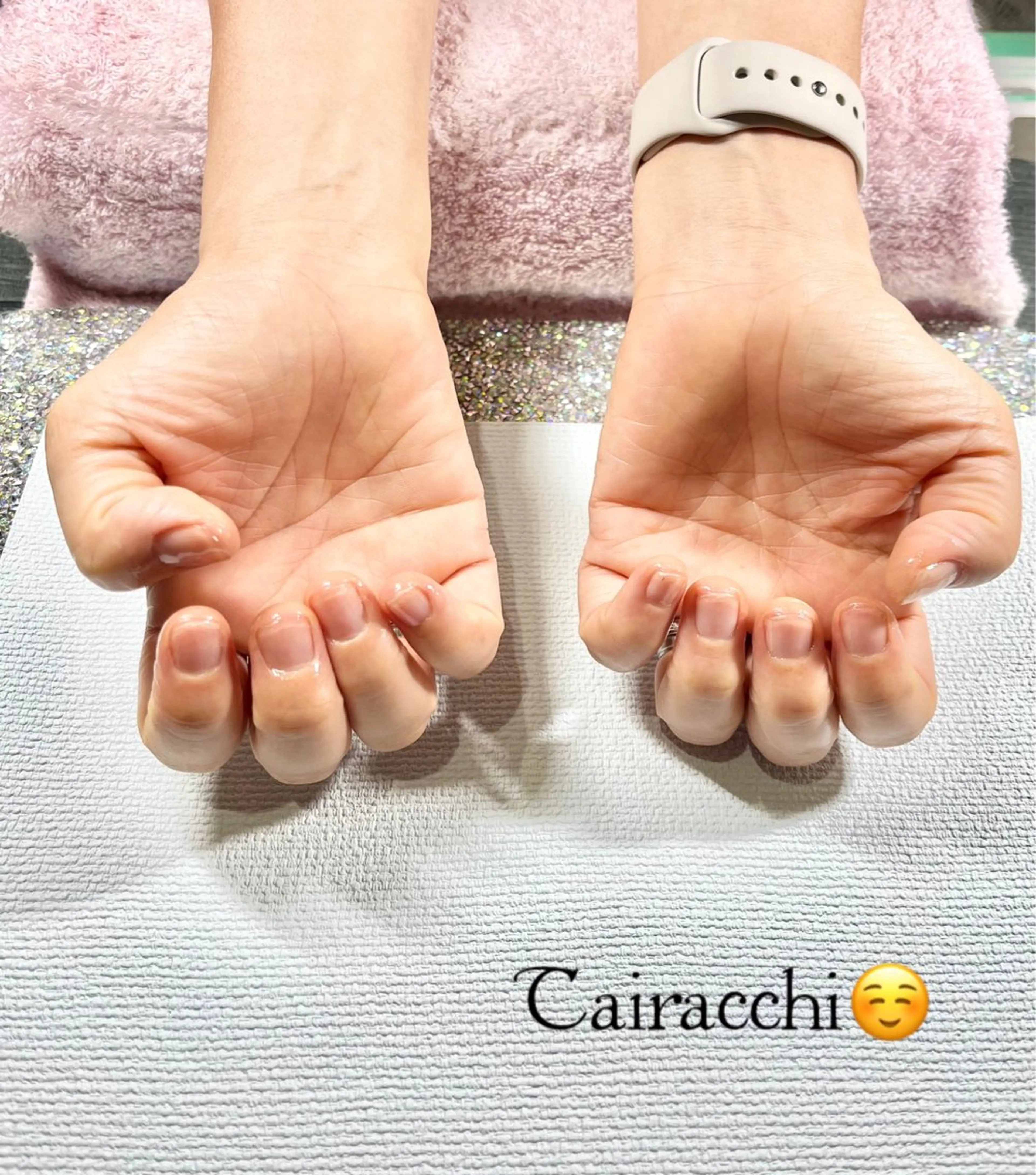 ネイル ラメ(グリッター) ハンドケア Tairacchi ﾀｲﾗｯﾁのネイルデザイン