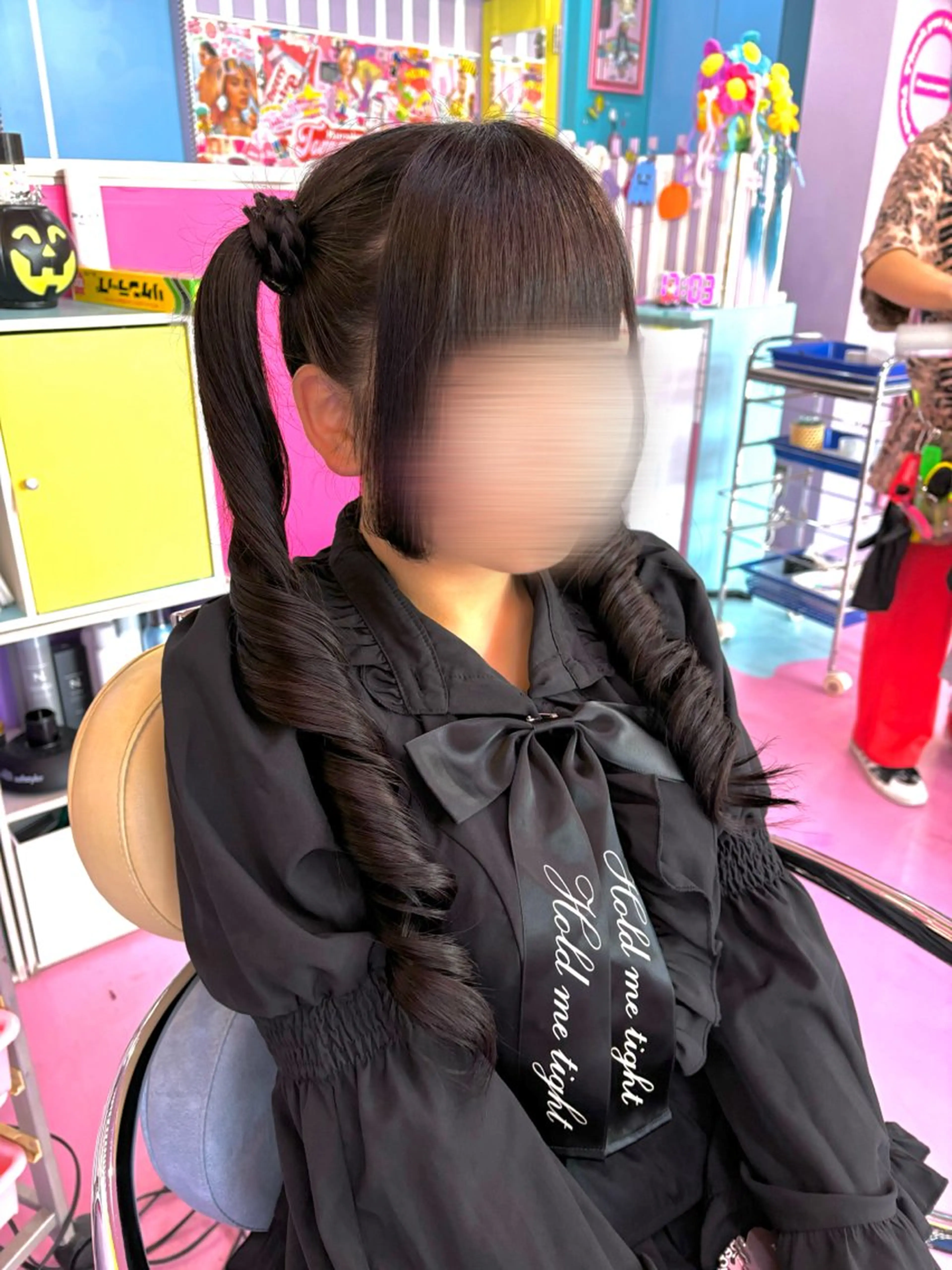 ロング ヘアアレンジ ツインテール ロング ヘアセット TOY🐈‍⬛🎀 派手髪/地雷系のヘアスタイル