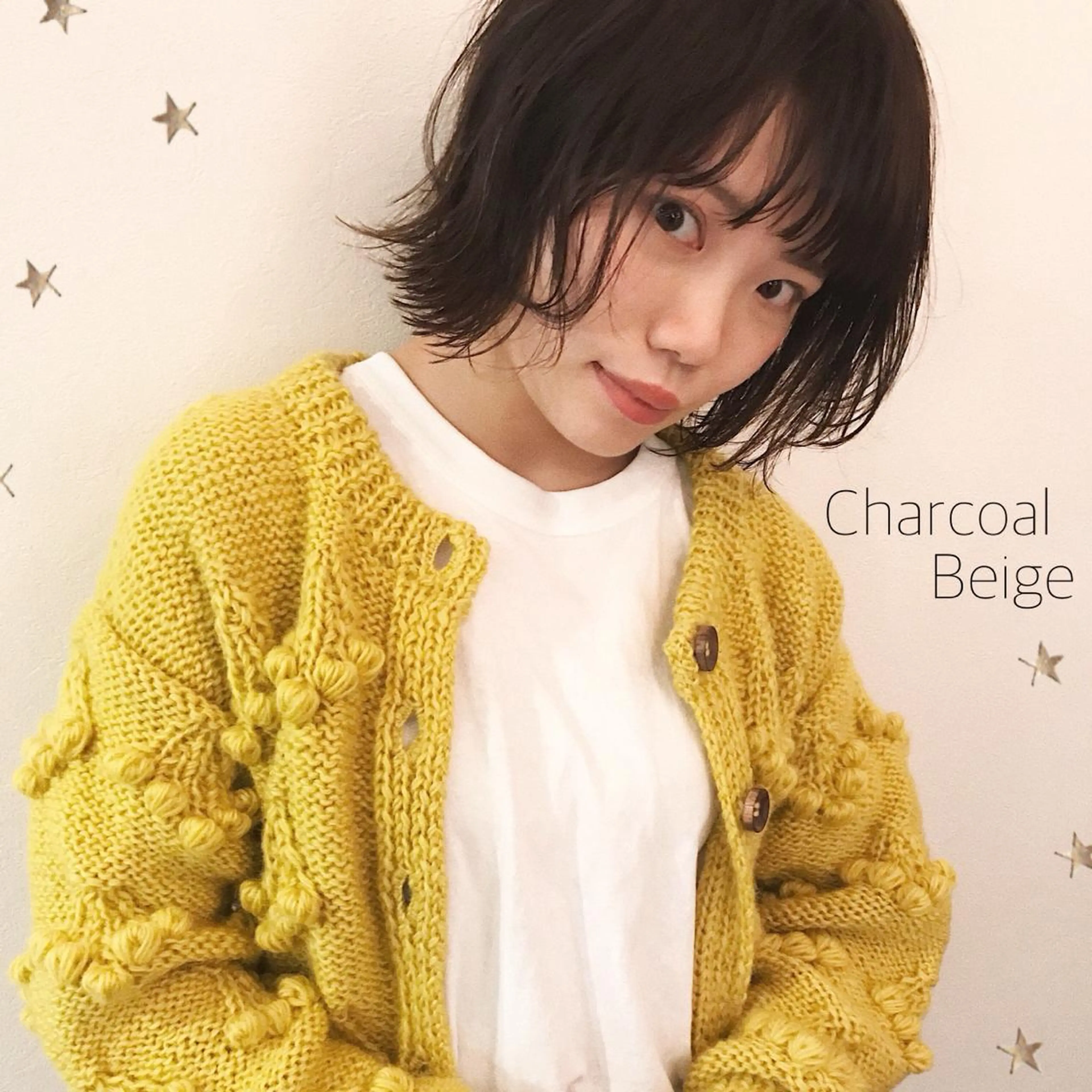 ミディアム カラー 市川 千夏のヘアスタイル