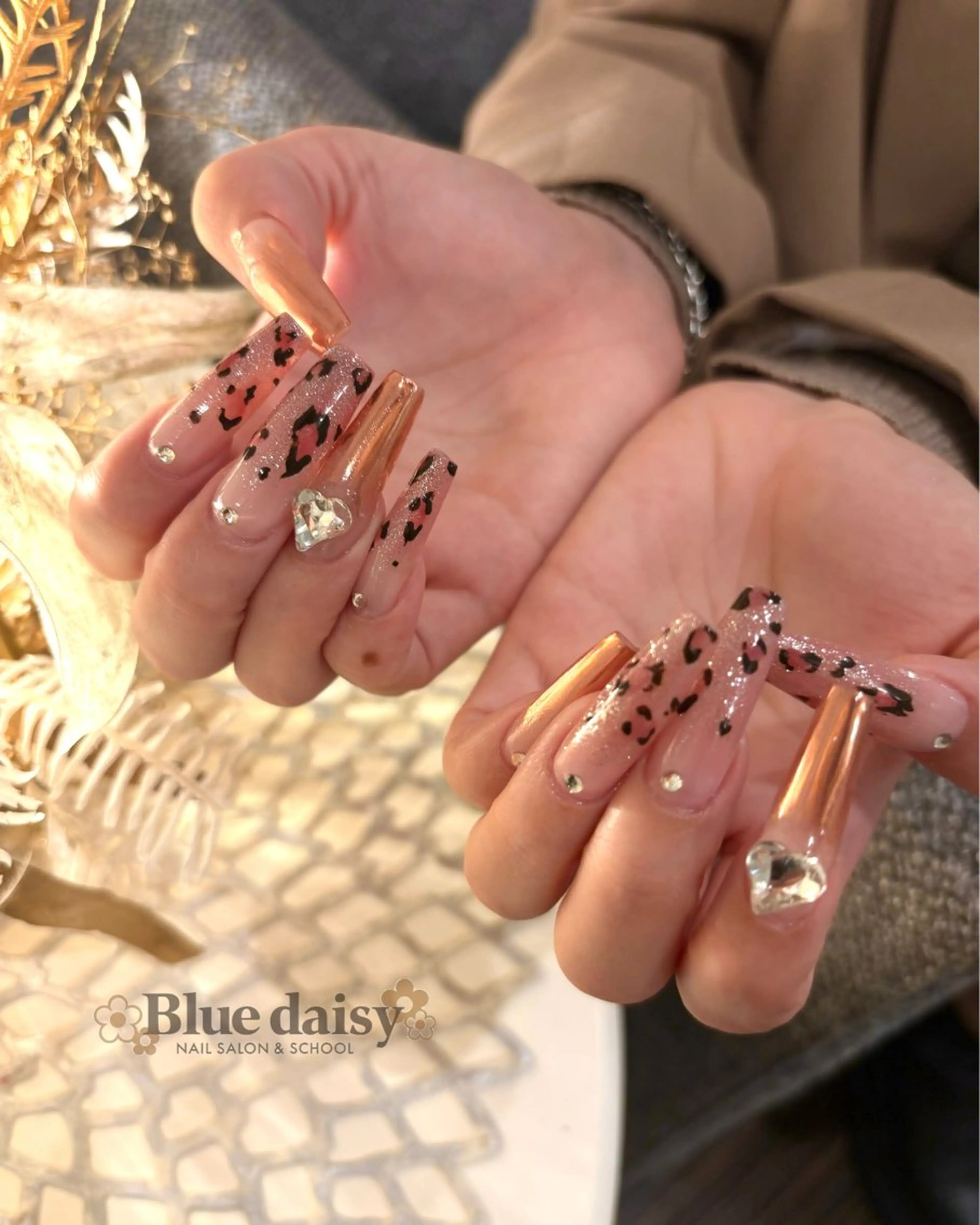 ネイル ハンドネイル Blue daisy 栄本店のネイルデザイン