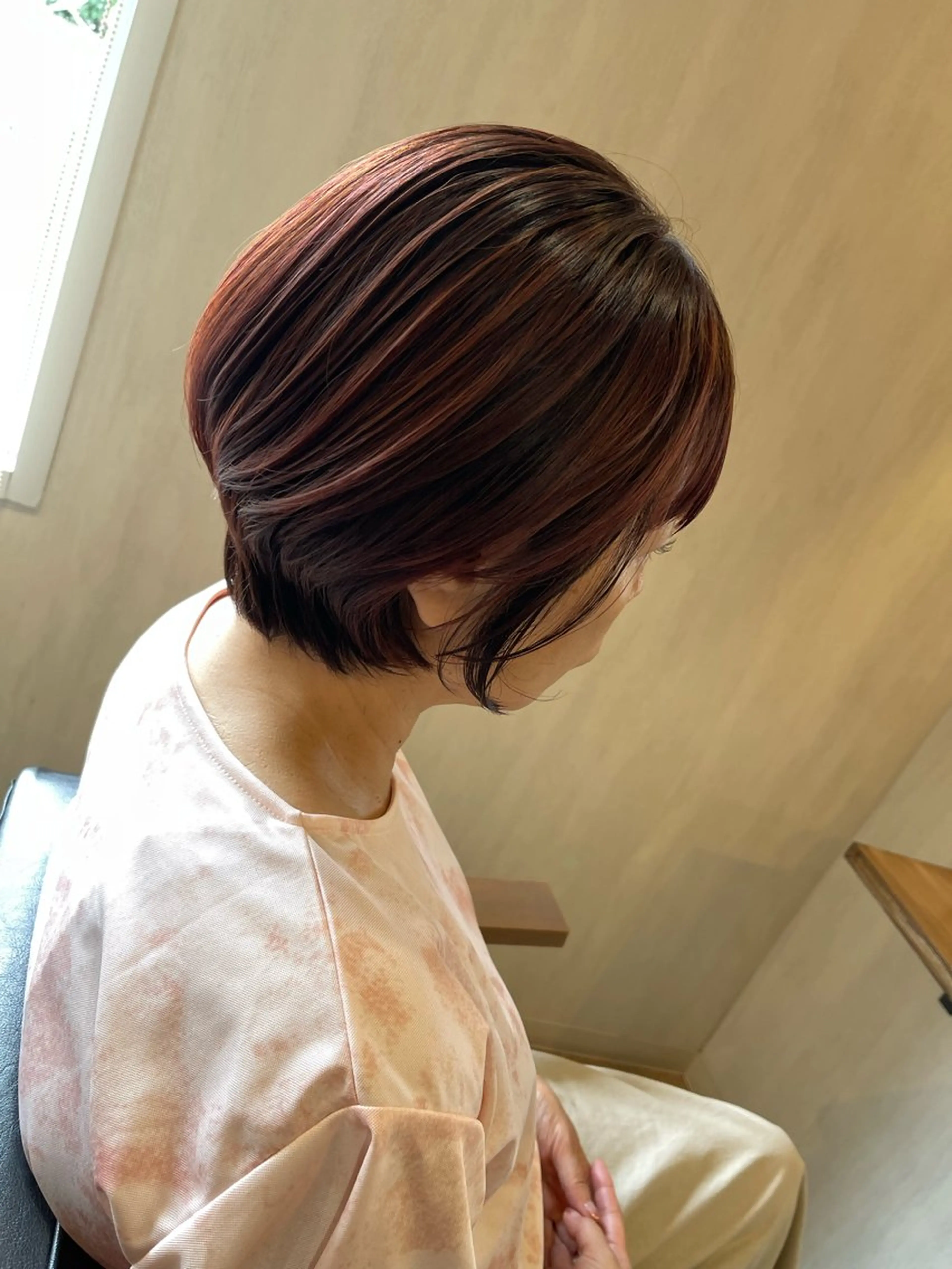 ショート カラー カット ヘアカラー トリートメント marou 新柏のヘアスタイル