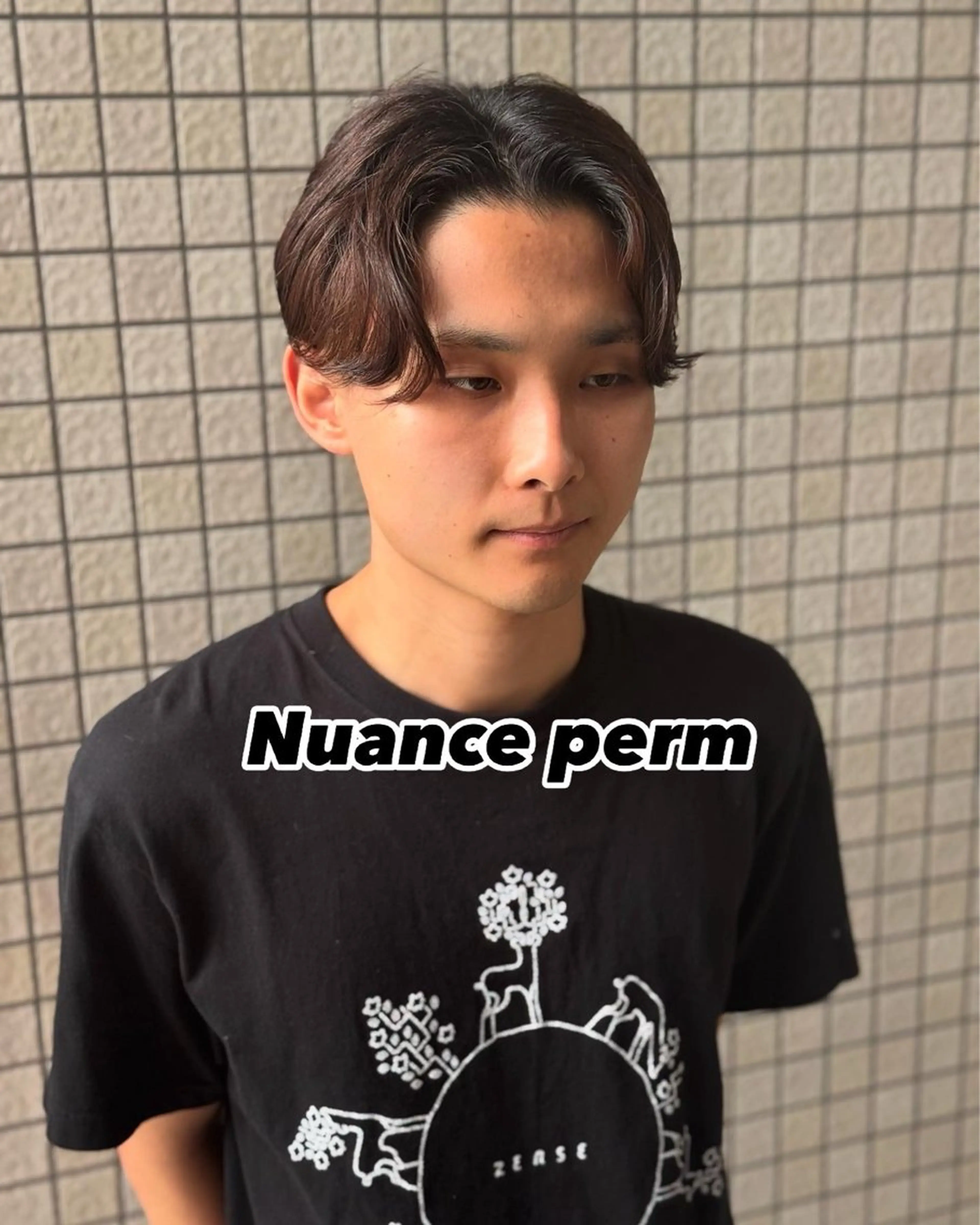 パーマ メンズ leo/ロング／ レイヤーカット⛈️のヘアスタイル